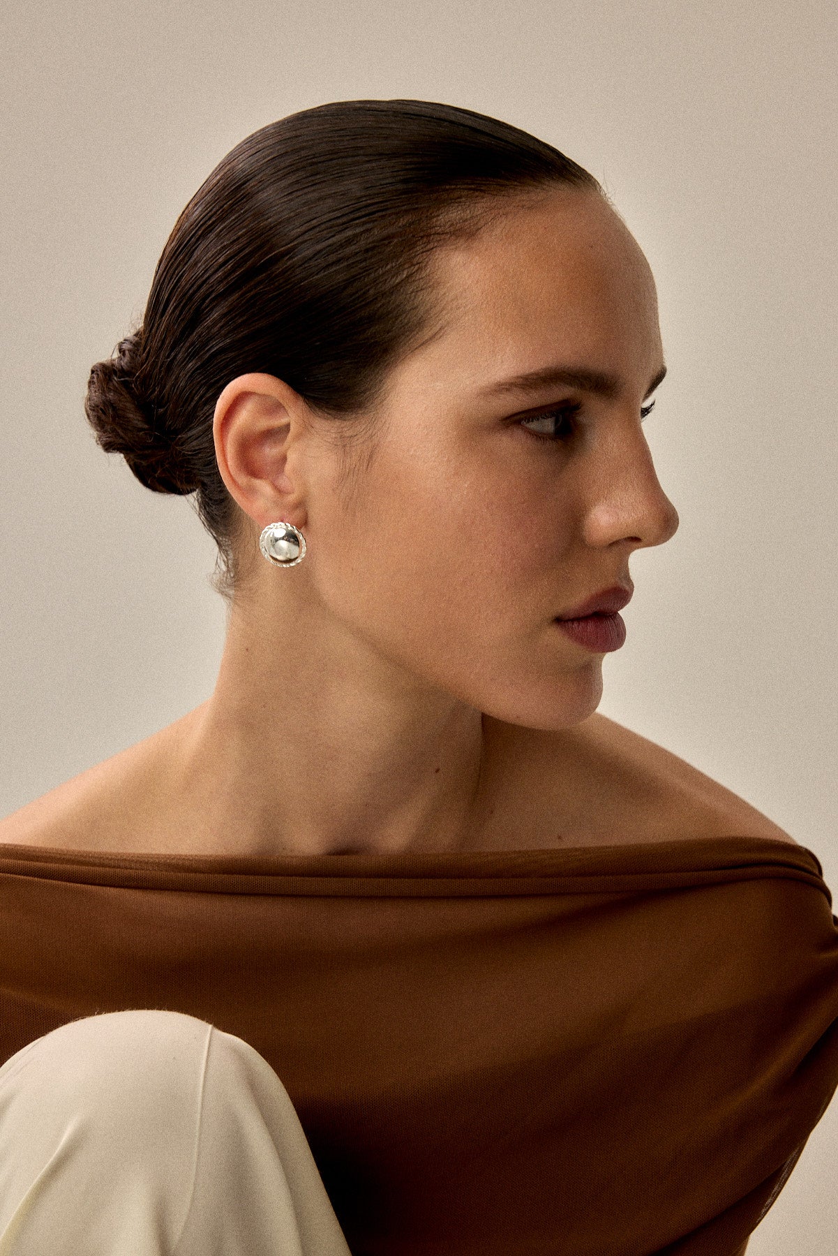 עגילי קארן כסף