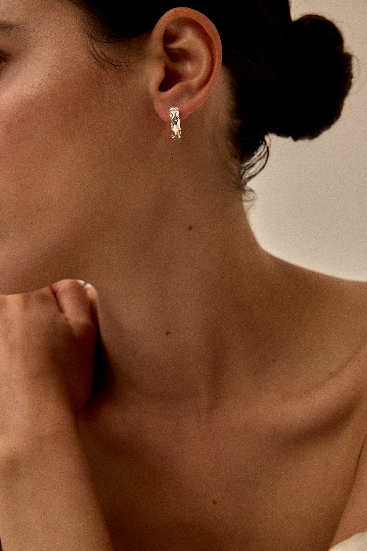 עגילי מירה כסף