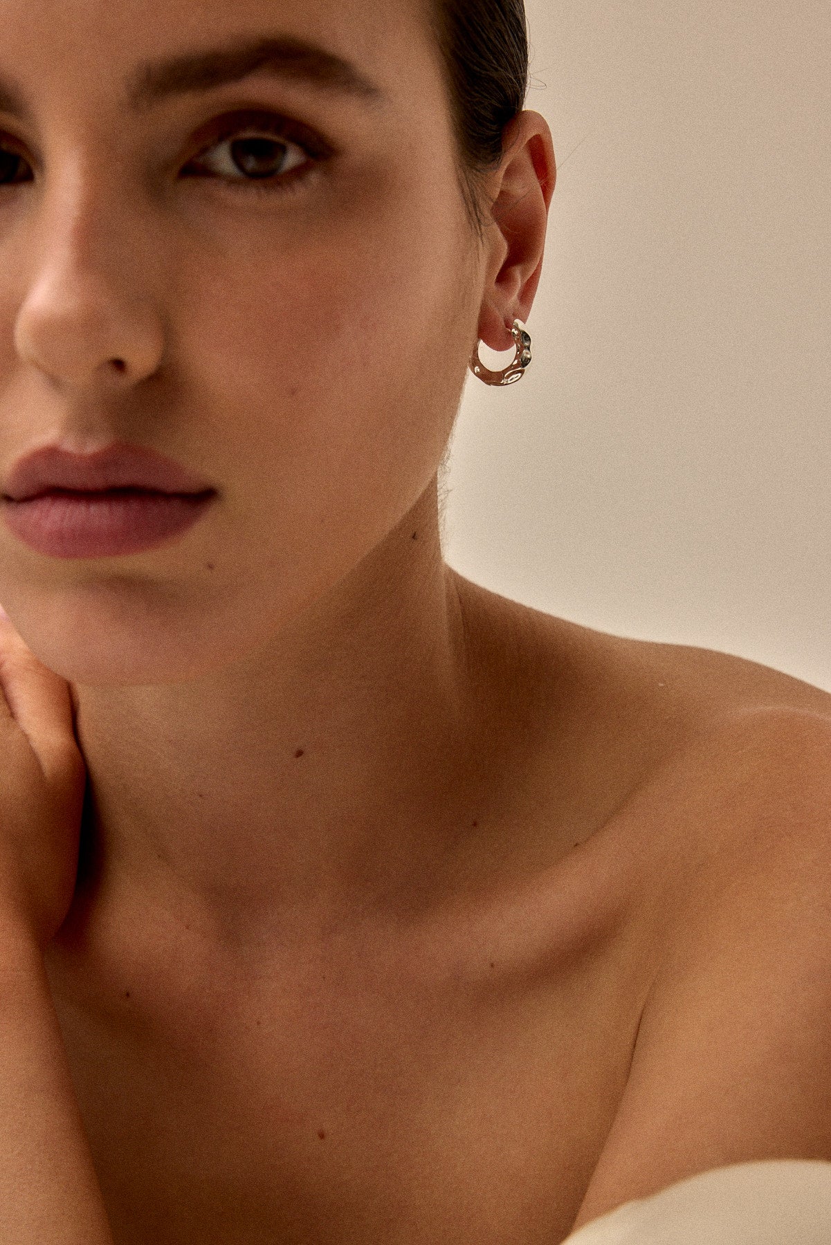 עגילי מירה כסף