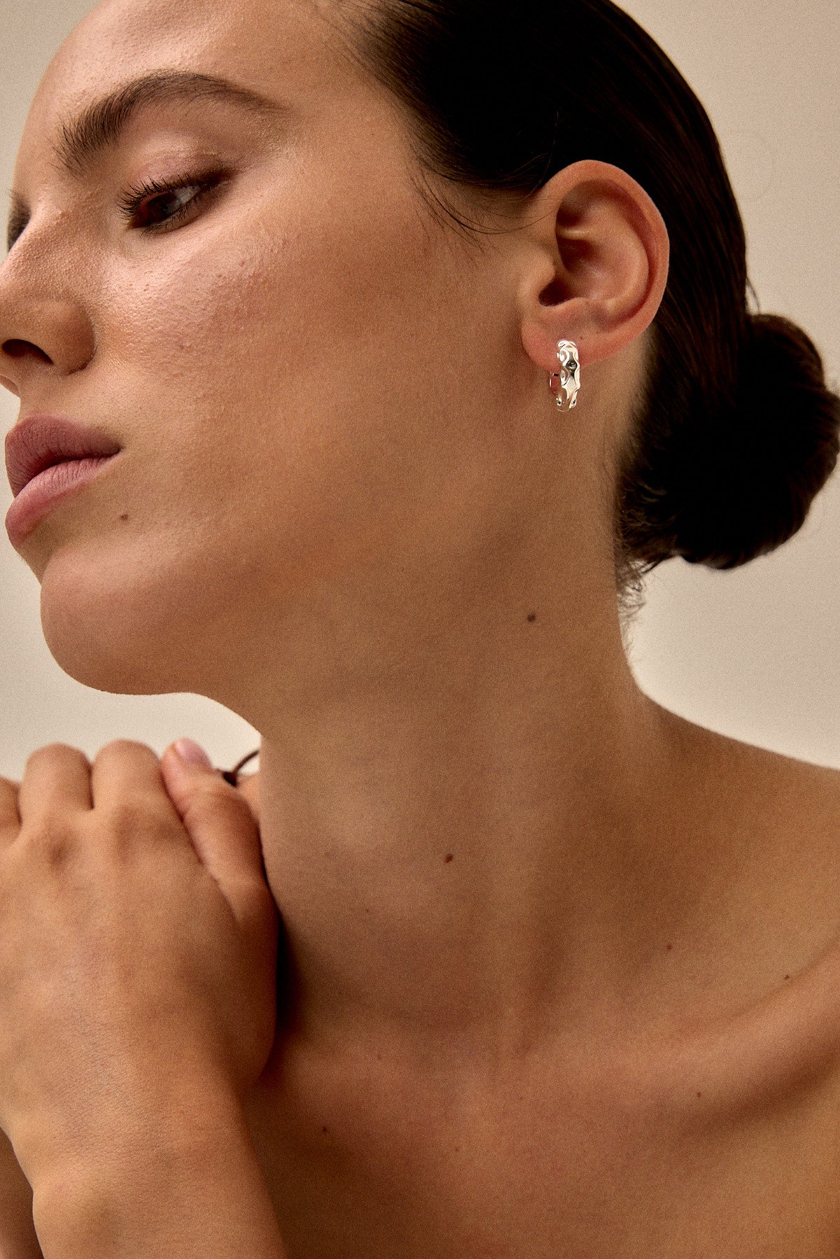 עגילי מירה כסף