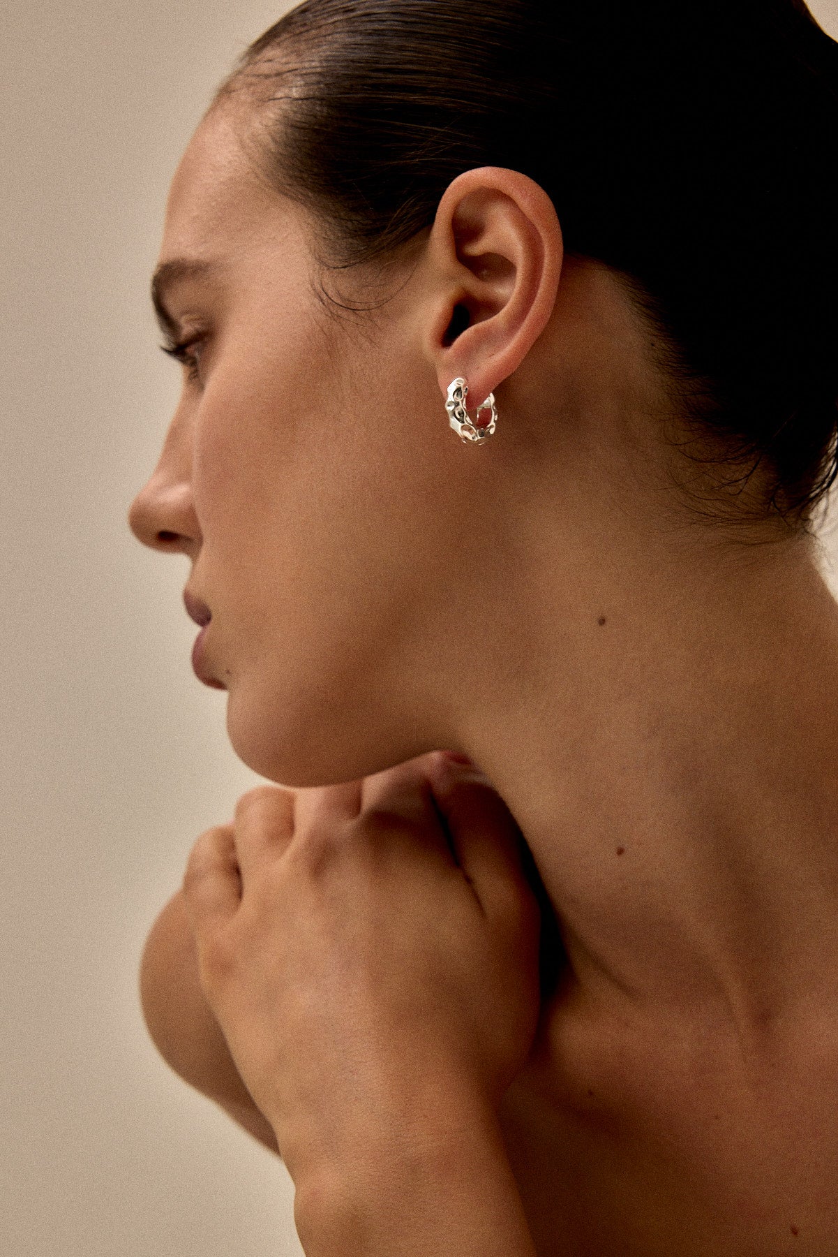 עגילי מירה כסף