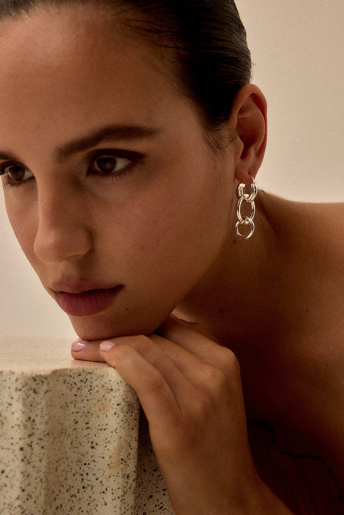 עגילי ליאה כסף