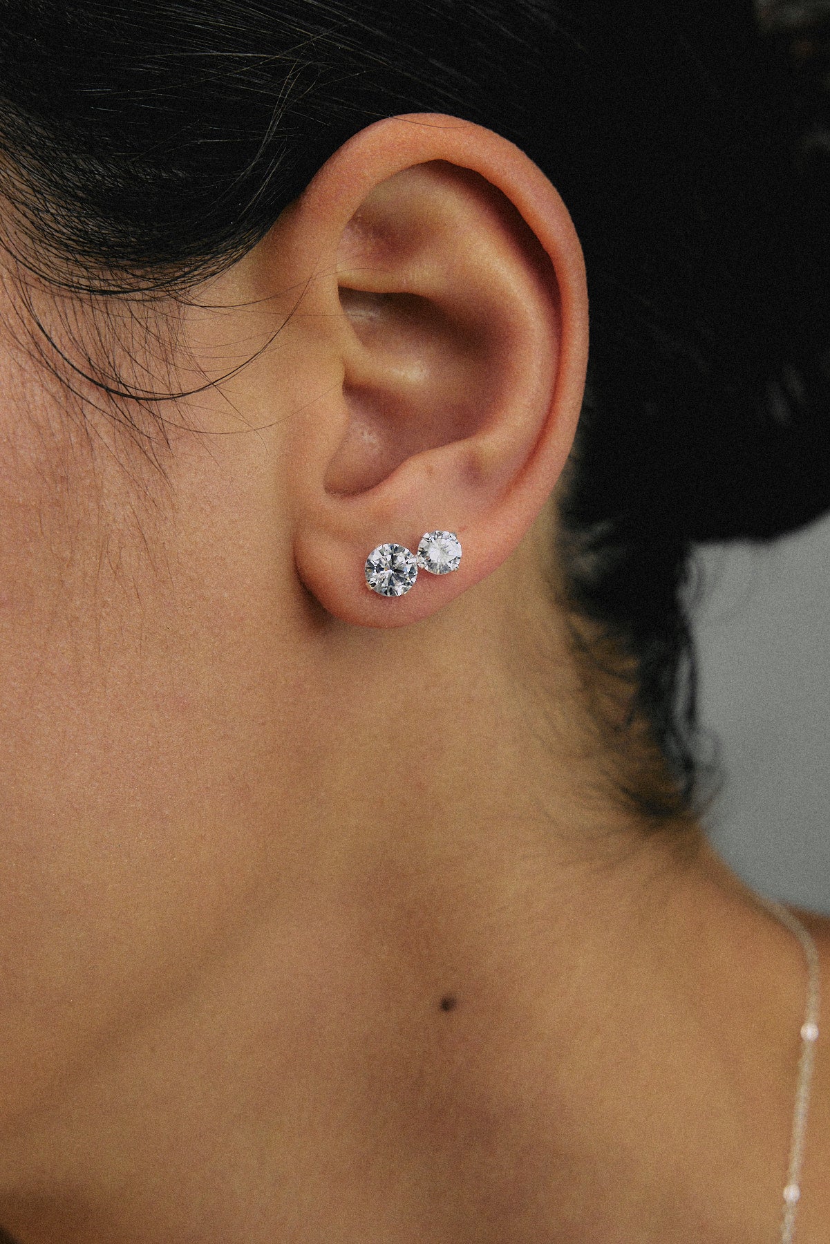 עגילי סטלה כסף M