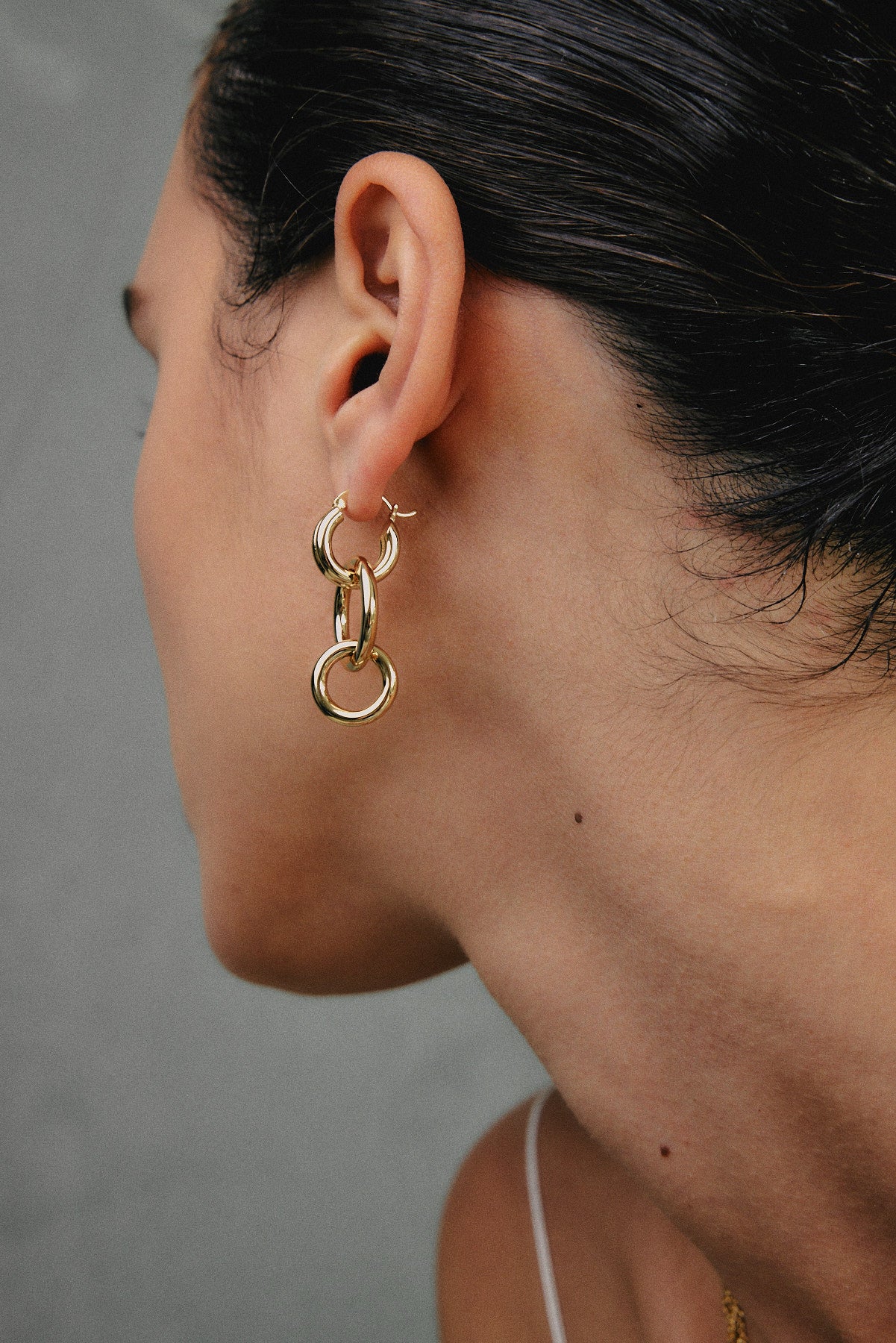 עגילי ליאה זהב