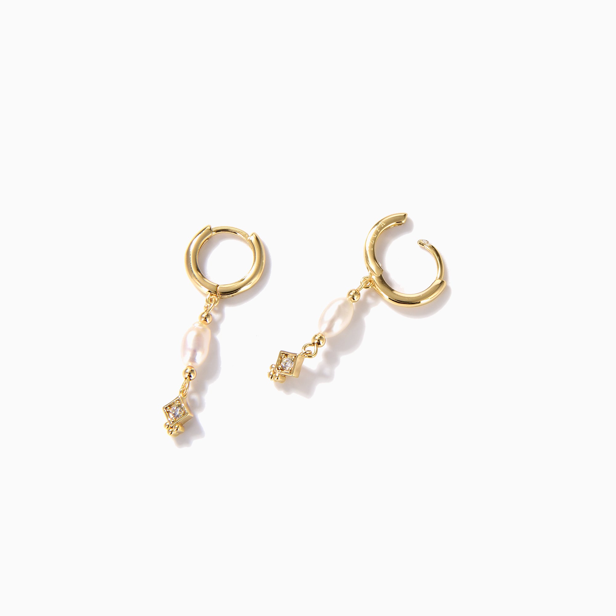 עגילי רומא ציפוי זהב