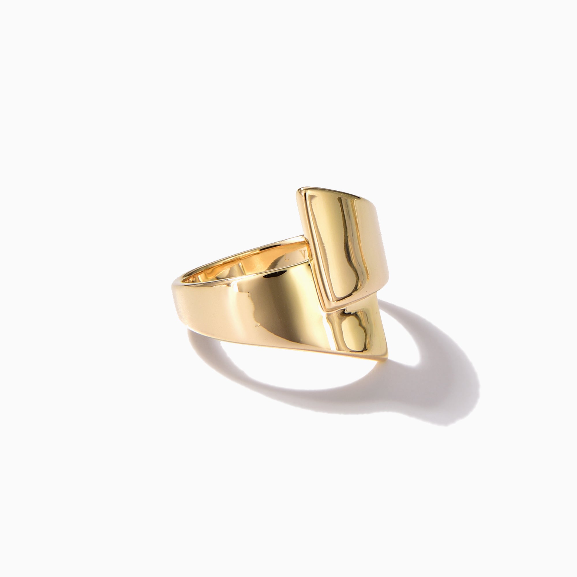 טבעת ליאון ציפוי זהב