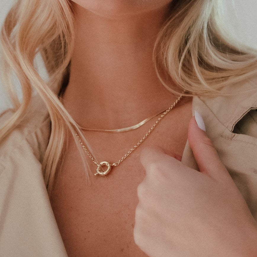 שרשרת סאן ציפוי זהב