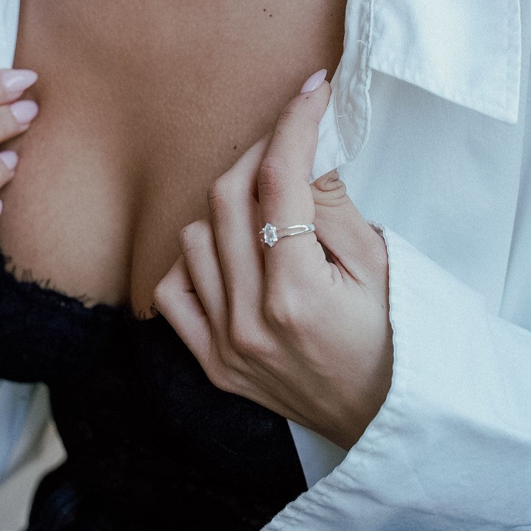 טבעת קלואי כסף 925