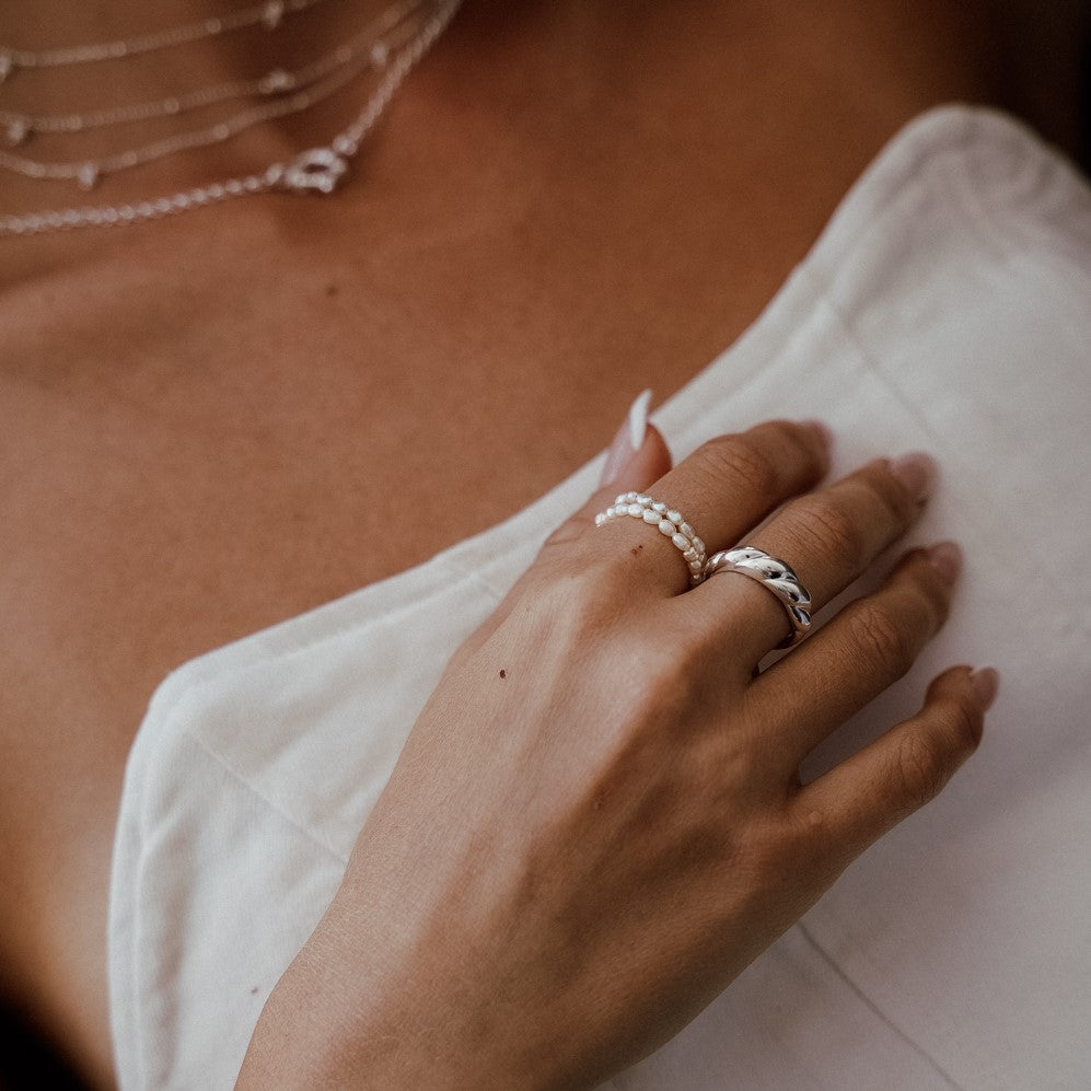 זוג טבעות פרל