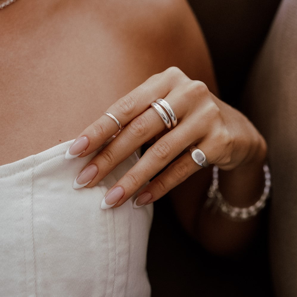 טבעת מיני בל כסף 925