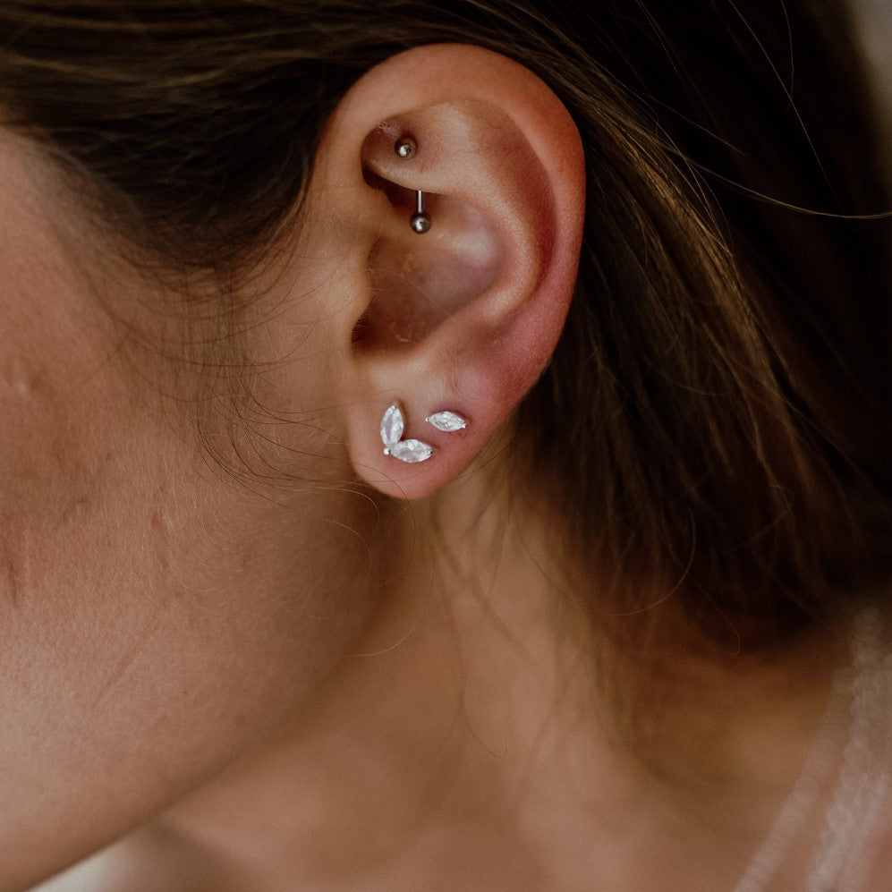 עגילי מוזה כסף 925