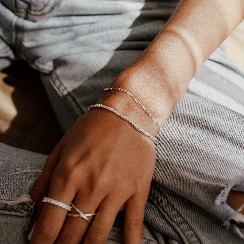 צמיד סוף דקיק הכסף 925