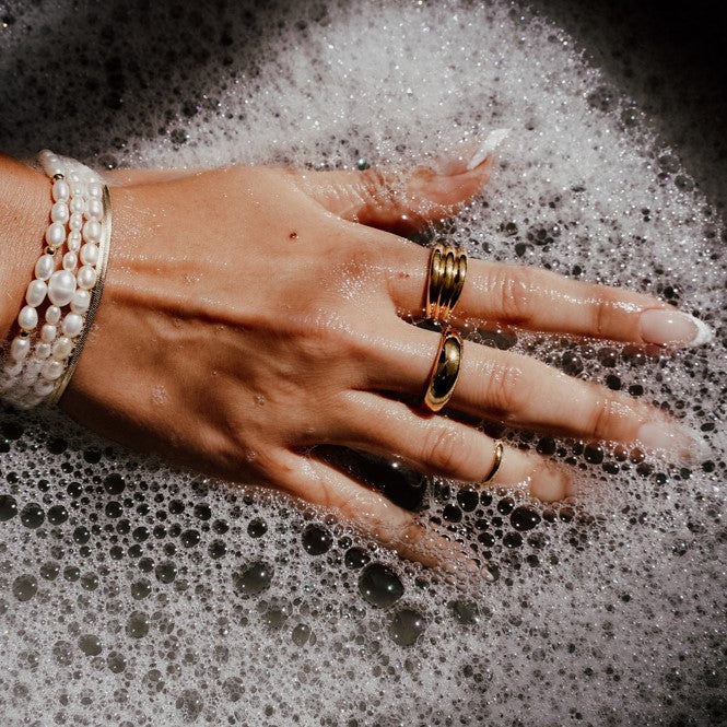 טבעת ליר ציפוי זהב