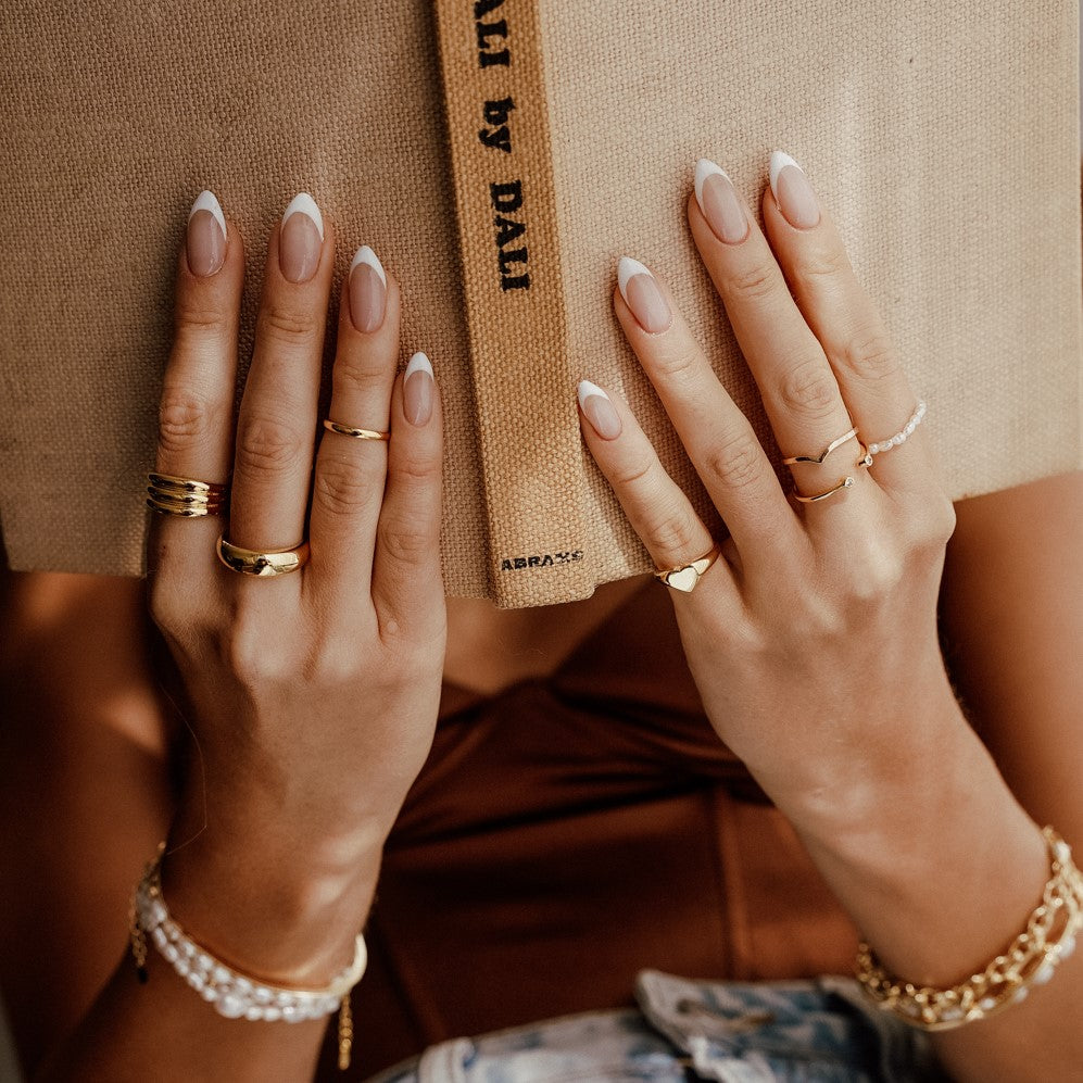 טבעת אדל ציפוי זהב