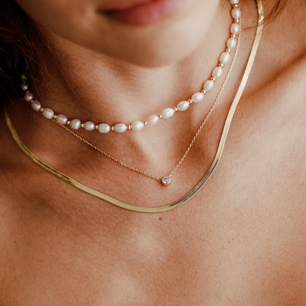 שרשרת סאן ציפוי זהב