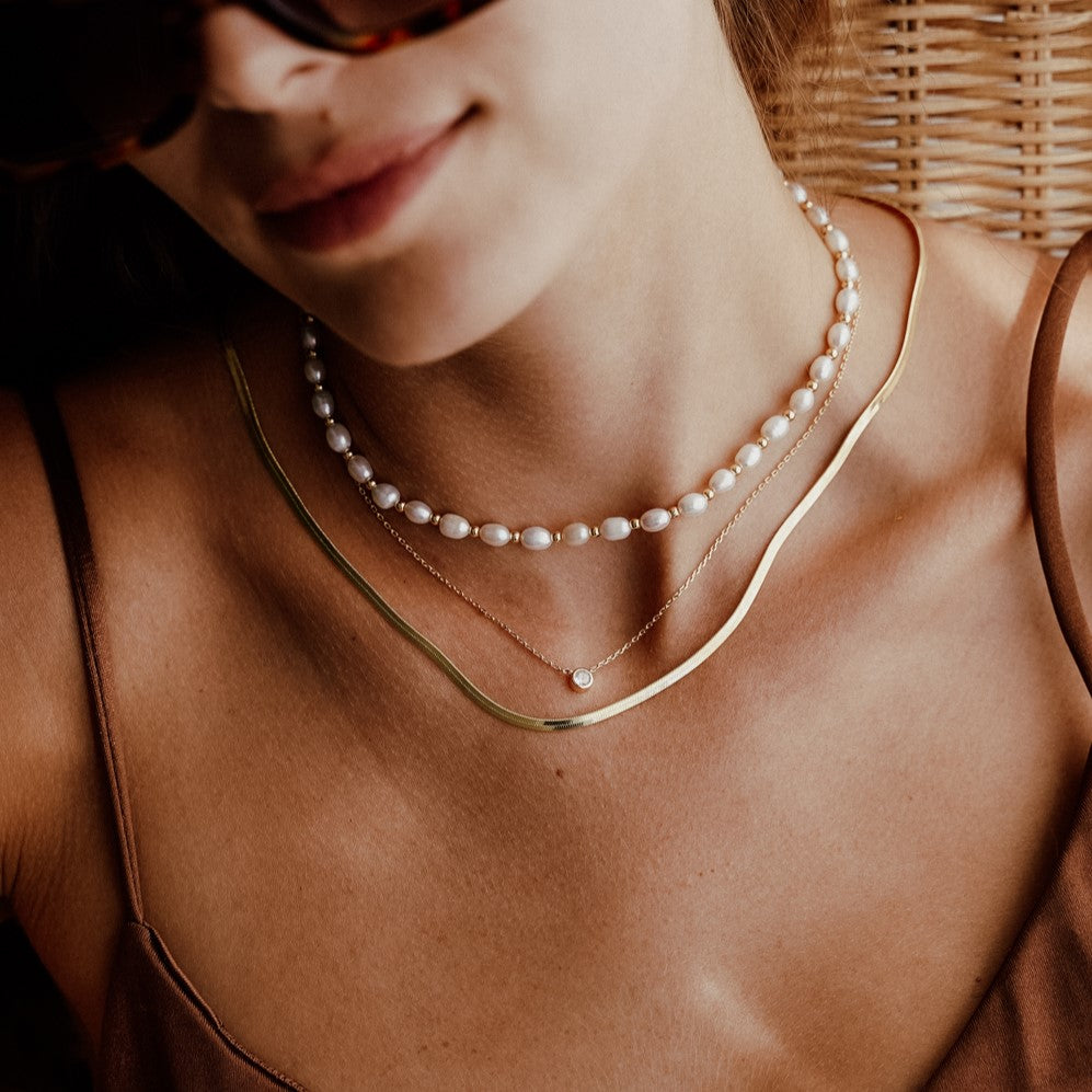 שרשרת סאן ציפוי זהב