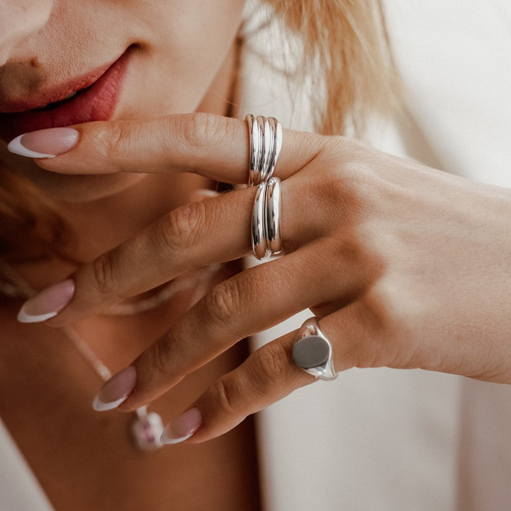 טבעת מיני בלה כסף 925