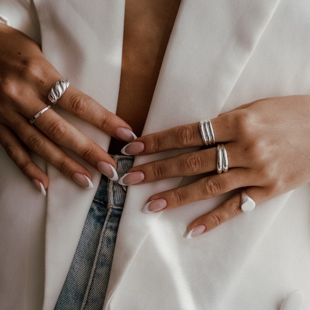 טבעת ליר כסף 925