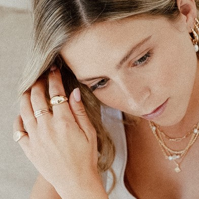 טבעת רנה ציפוי זהב