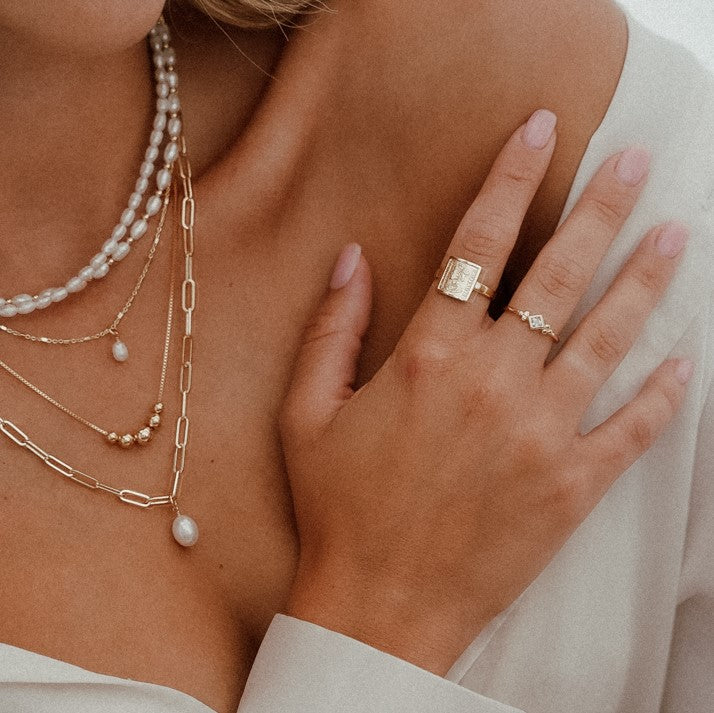 שרשרת סנואו ציפוי זהב