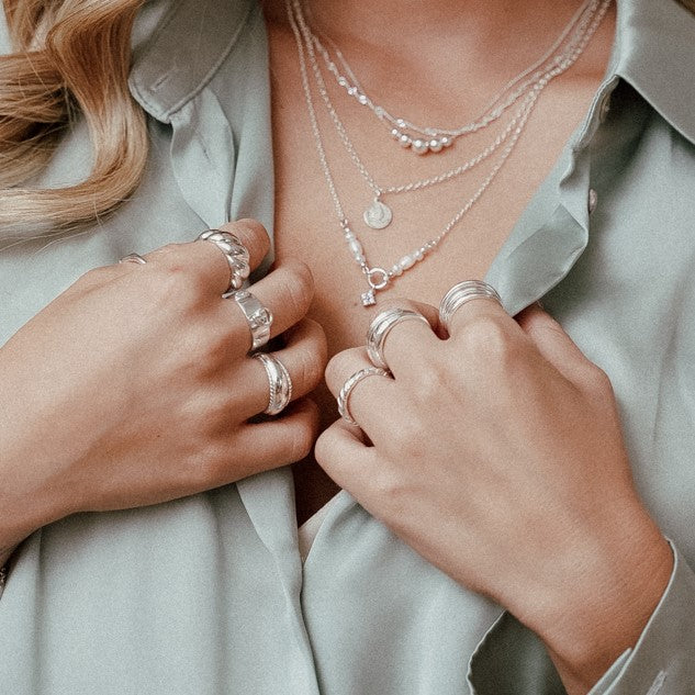 טבעת פלור כסף 925