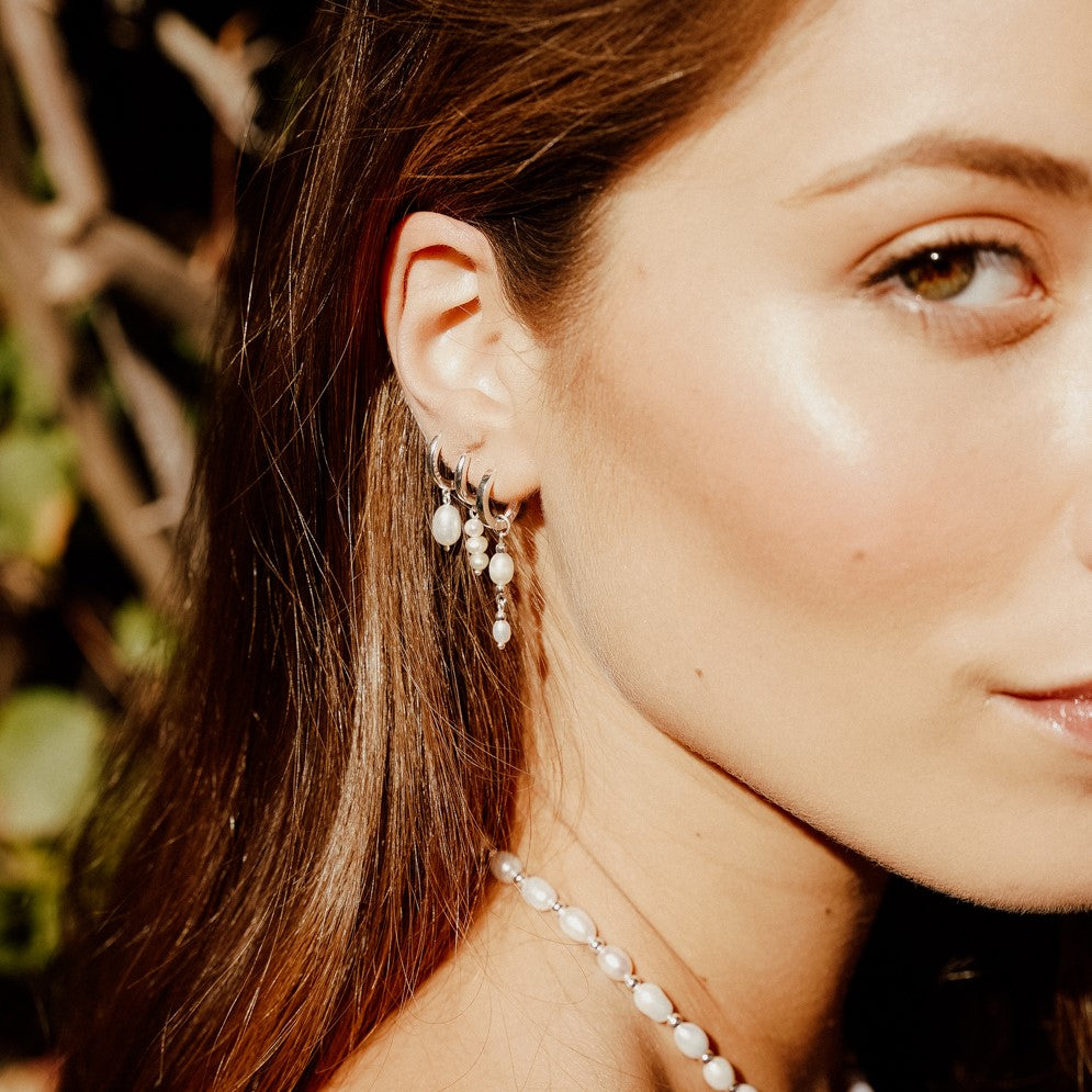 עגילי איה כסף 925