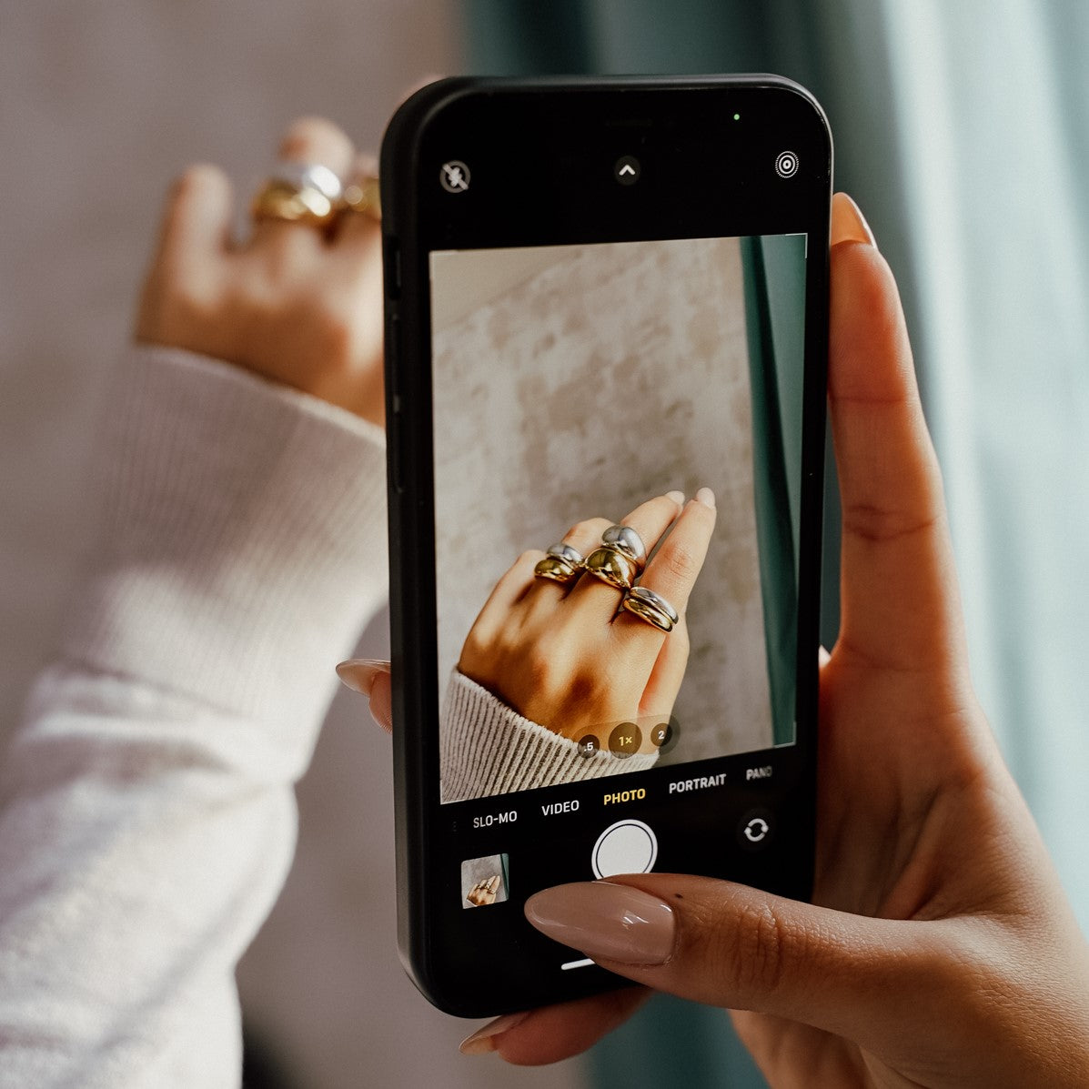 טבעת היילי ציפוי זהב