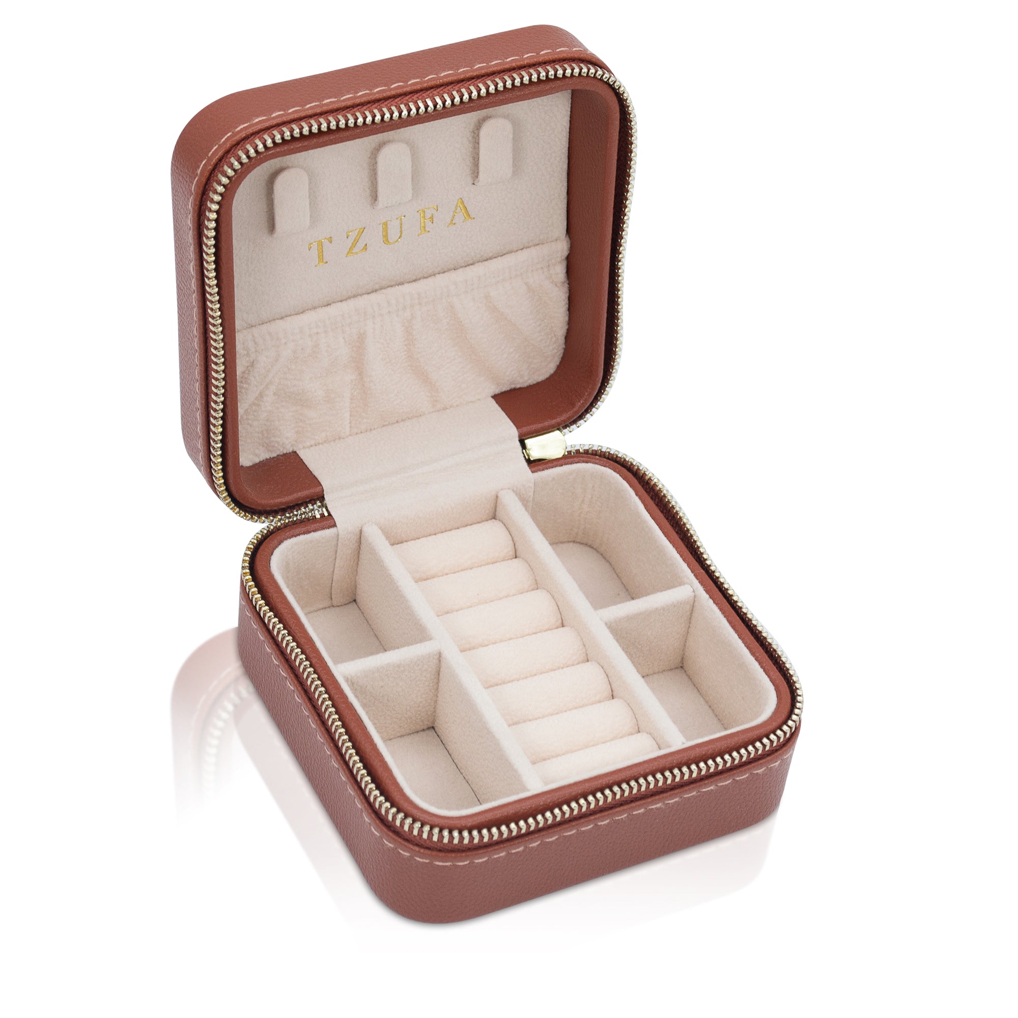 קופסת תכשיטים חומה