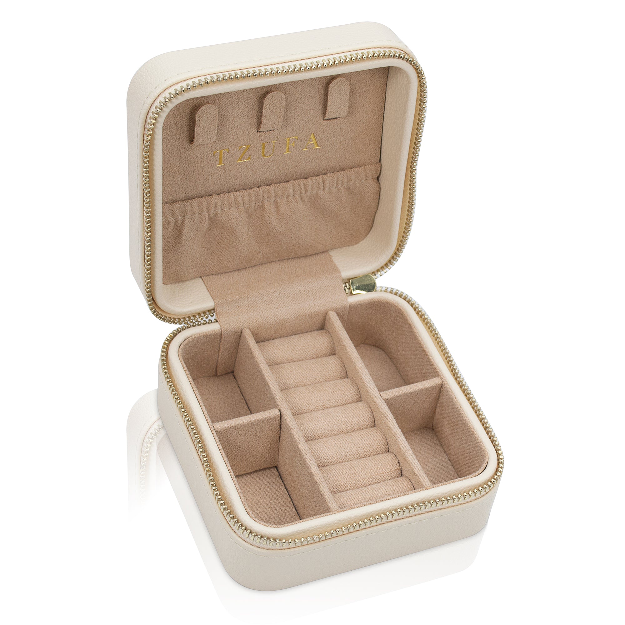 קופסת תכשיטים שמנת