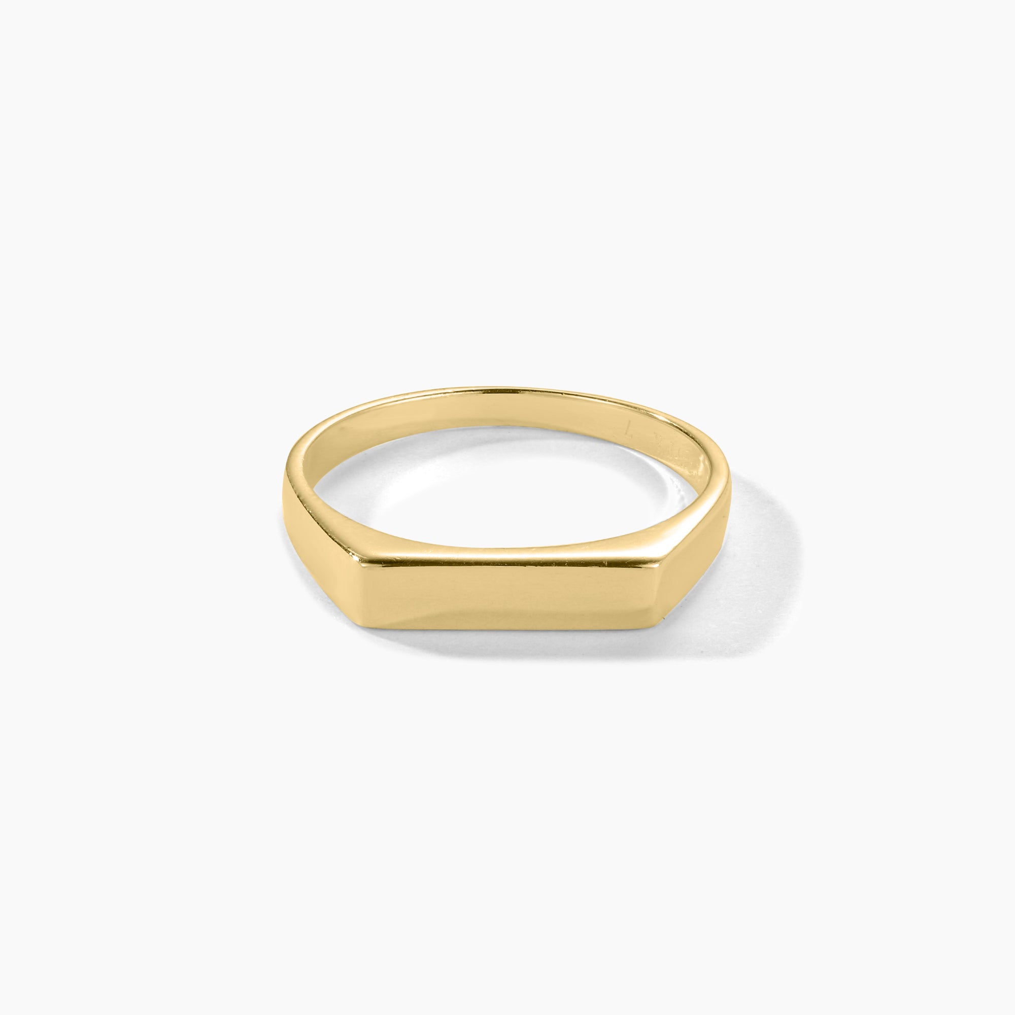 טבעת לין ציפוי זהב