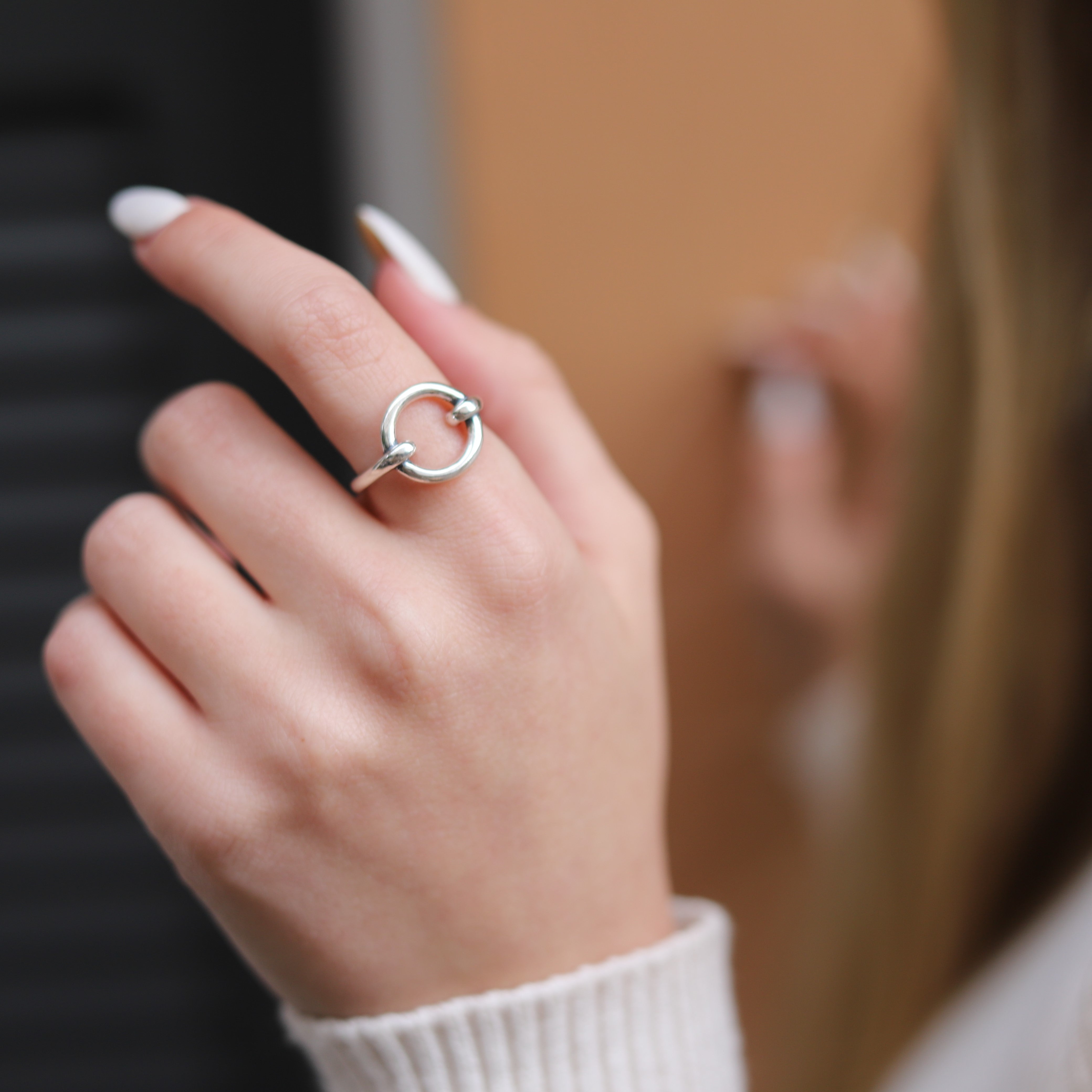 טבעת ג'ייד כסף 925