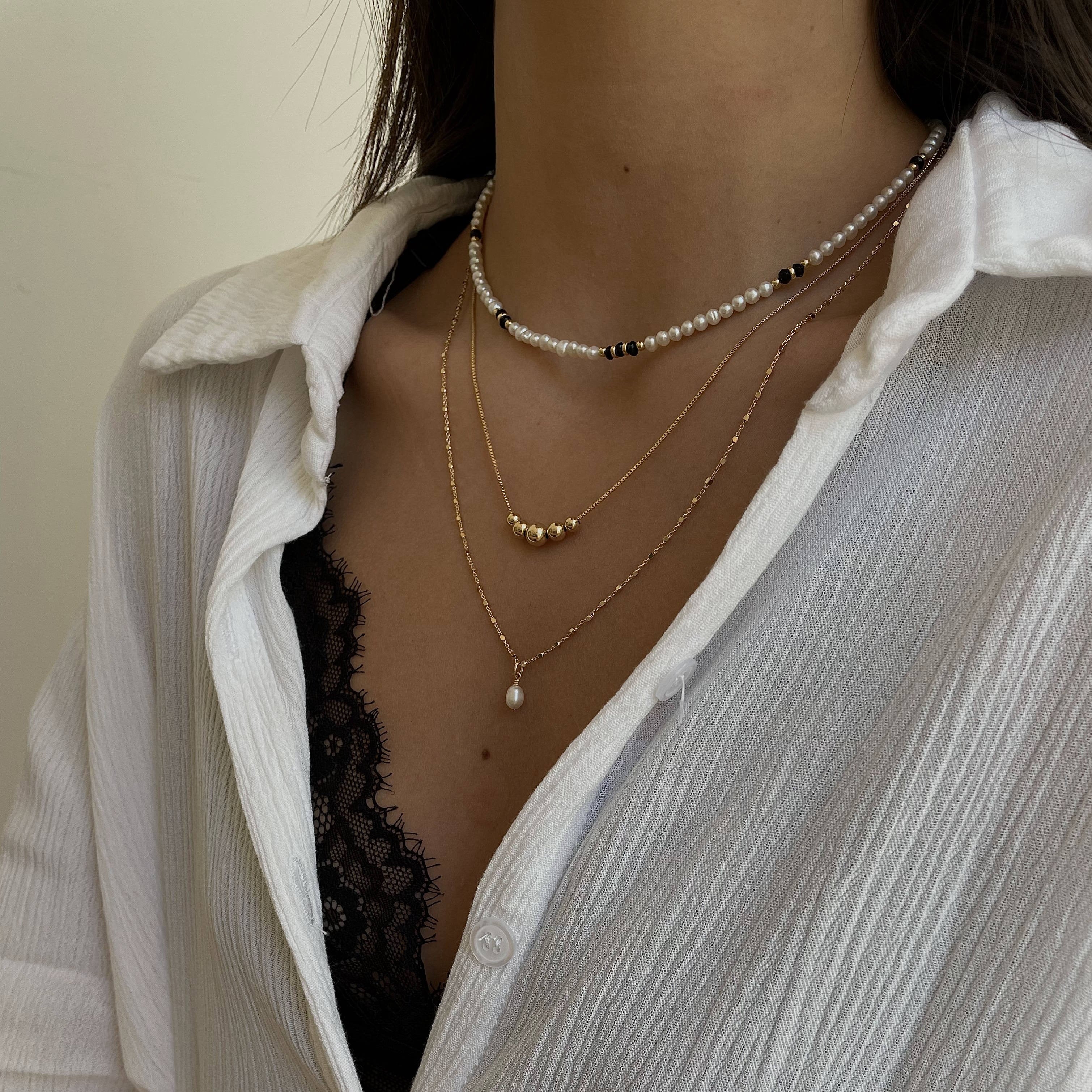 שרשרת סנואו ציפוי זהב