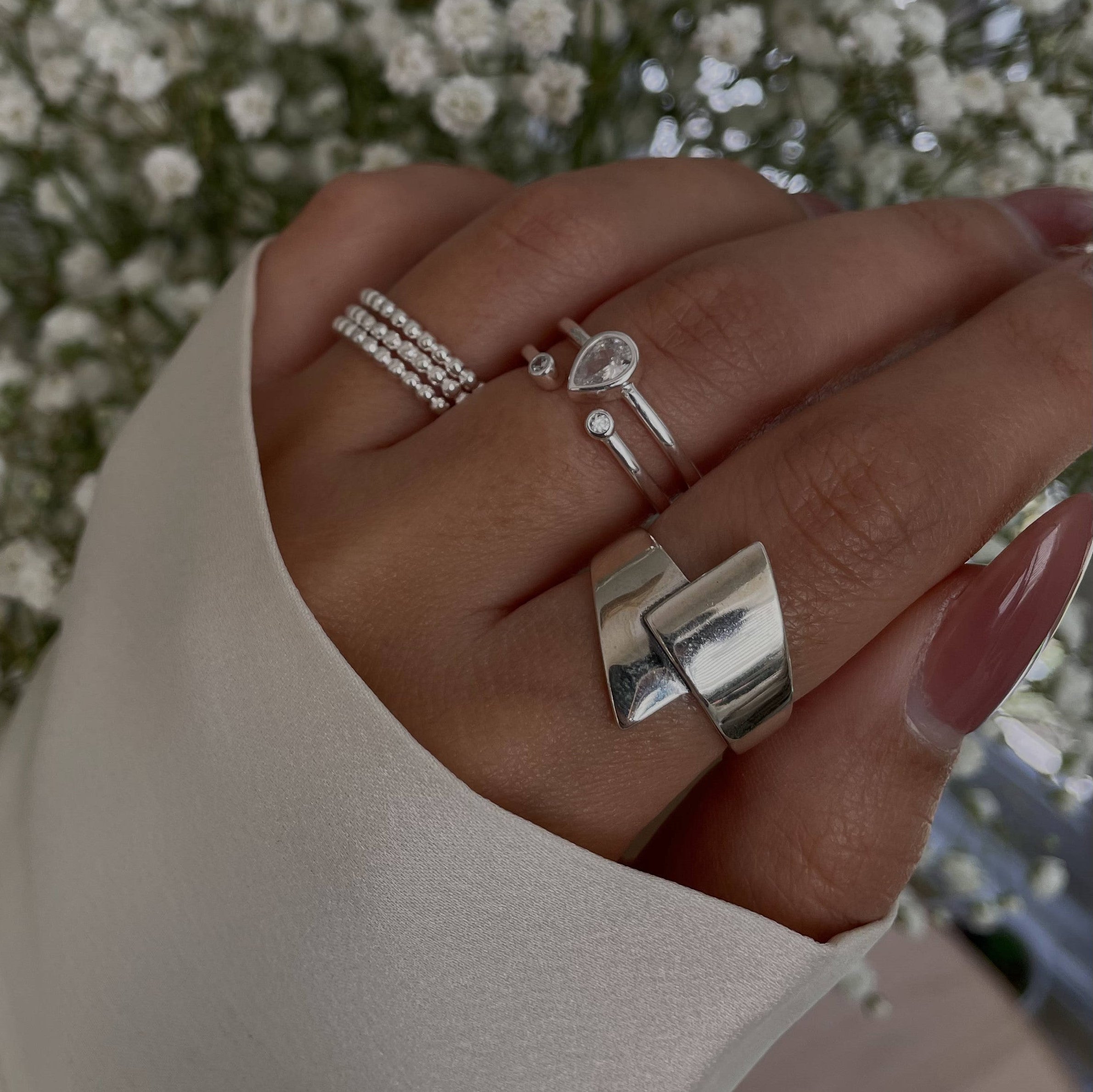 טבעת אוניל כסף 925