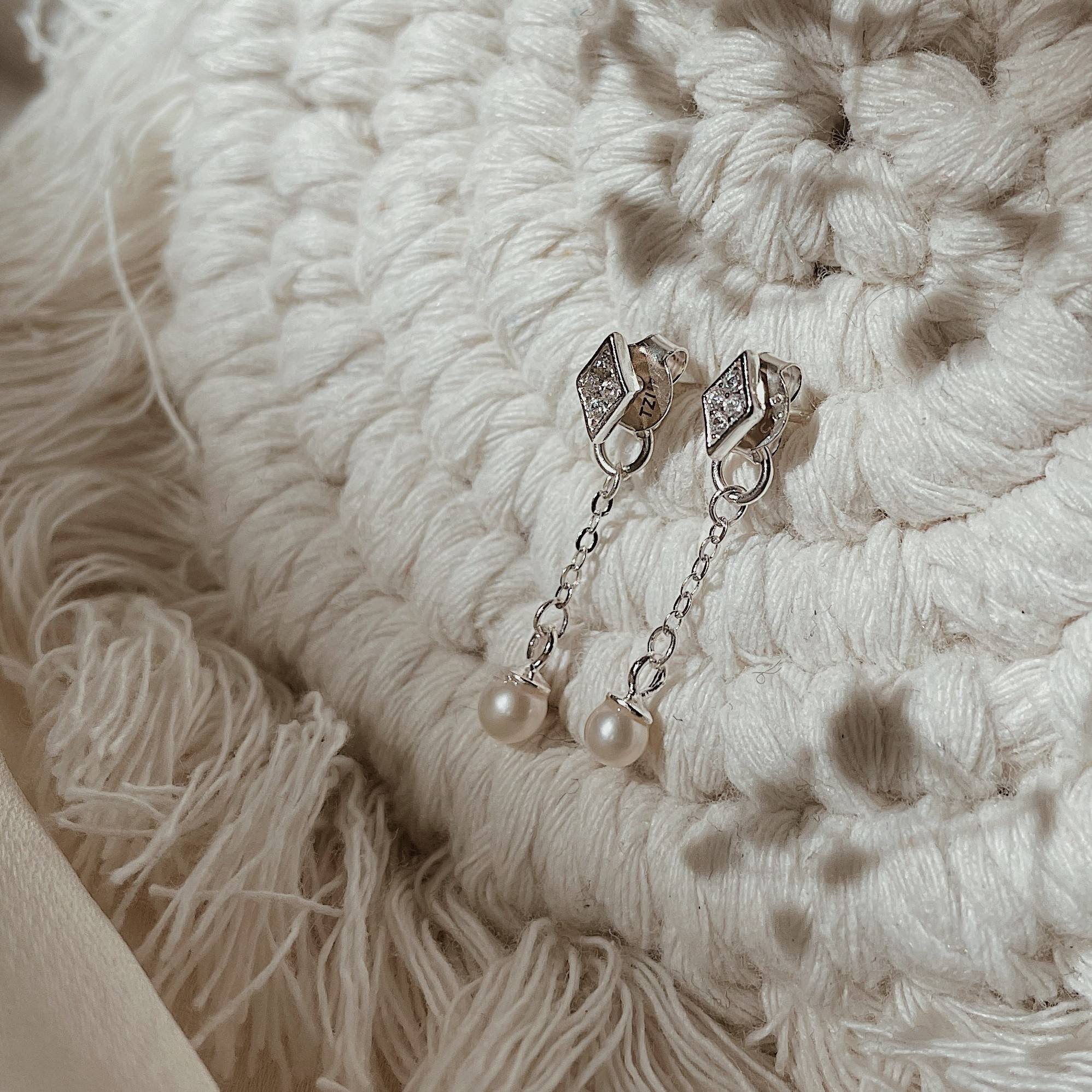 עגילי לידיה כסף 925