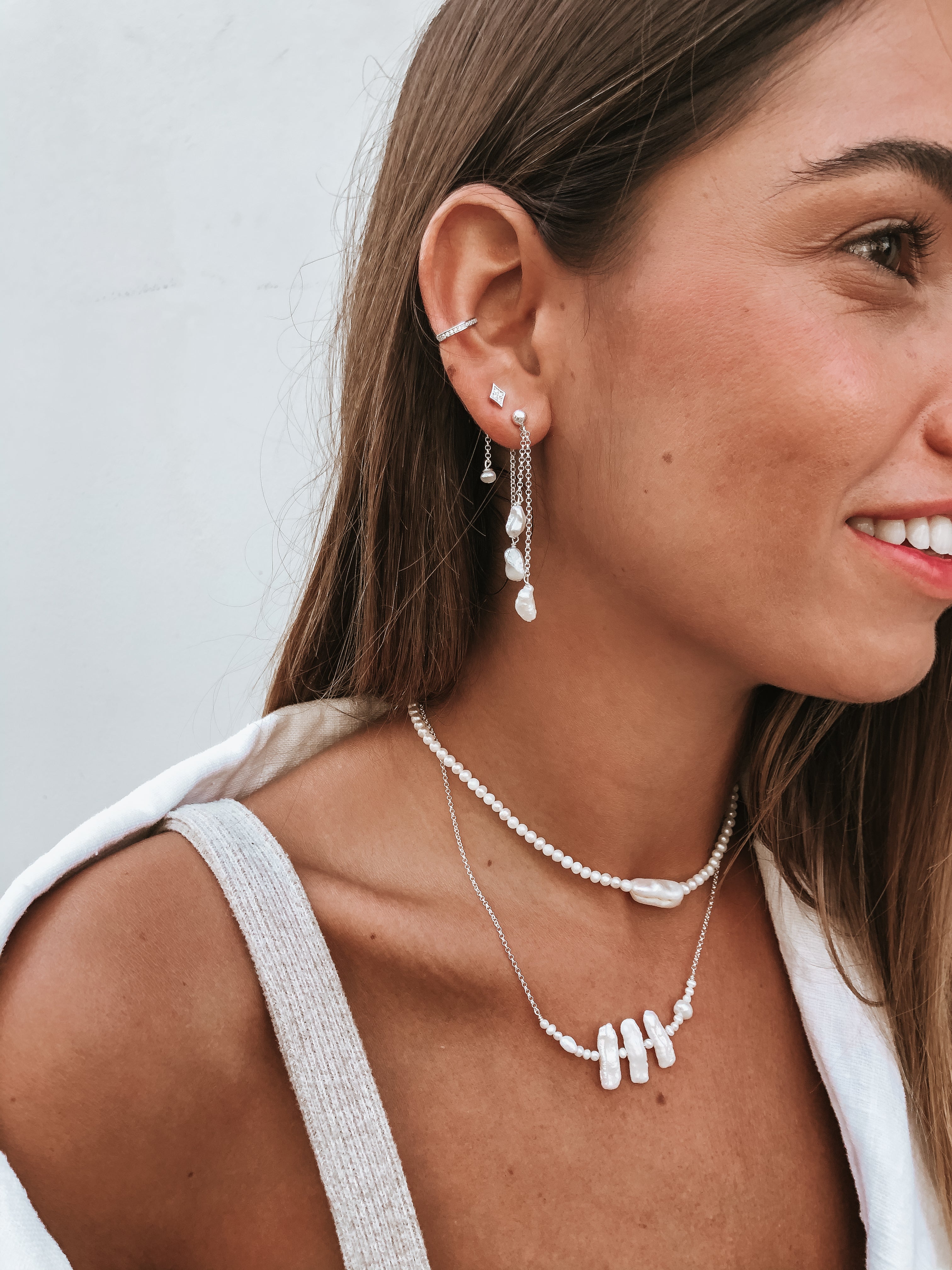 עגילי לידיה כסף 925