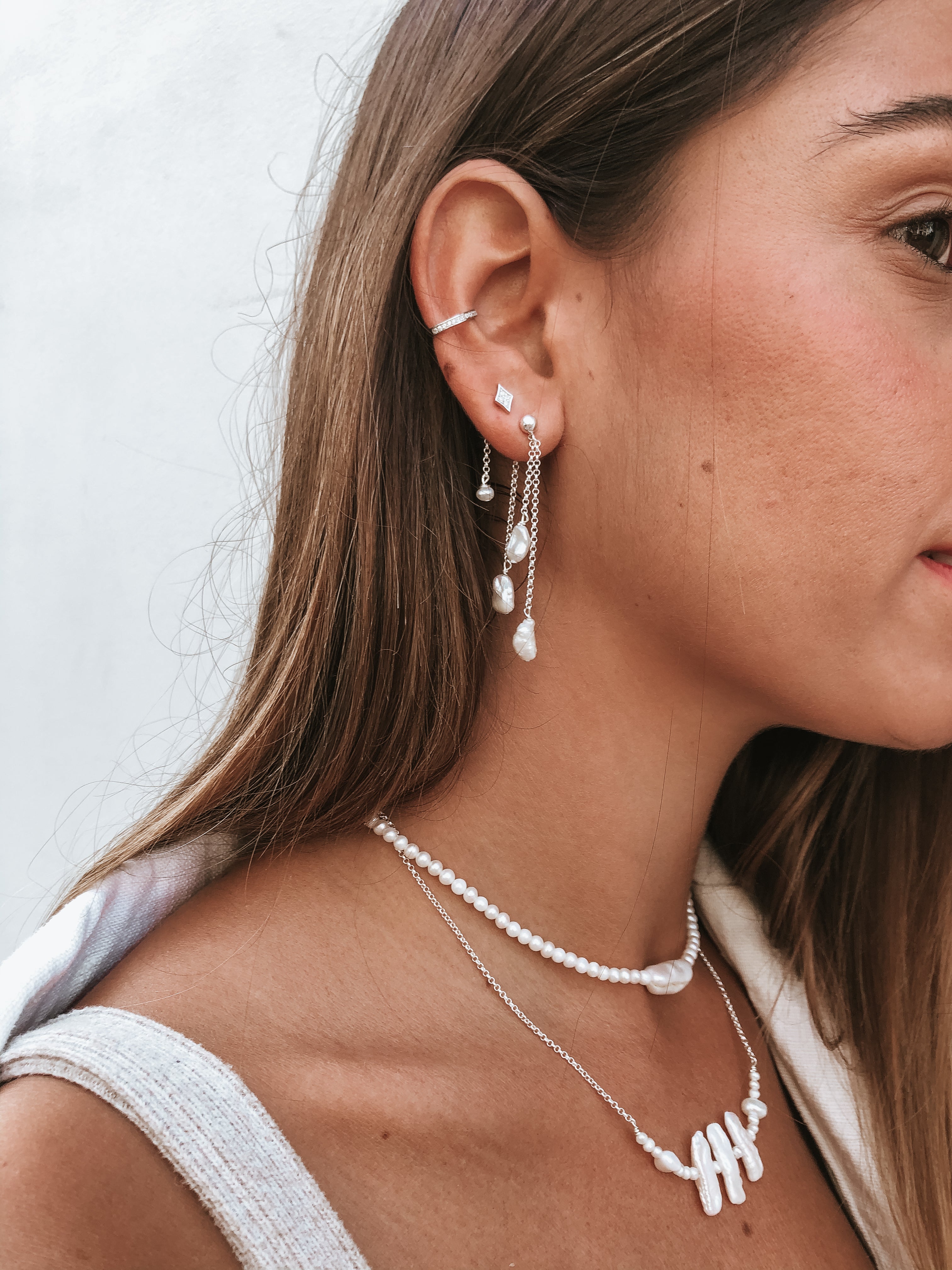 עגילי לידיה כסף 925