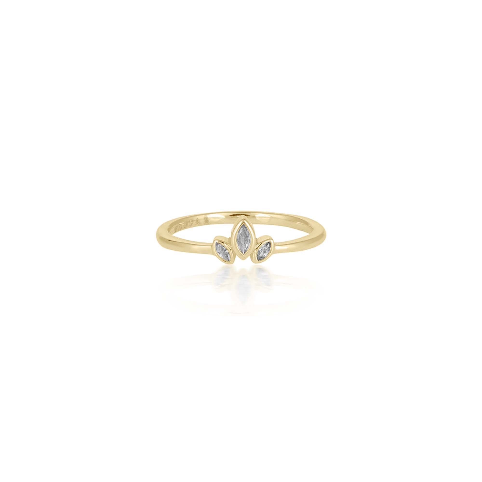 טבעת ביילי ציפוי זהב