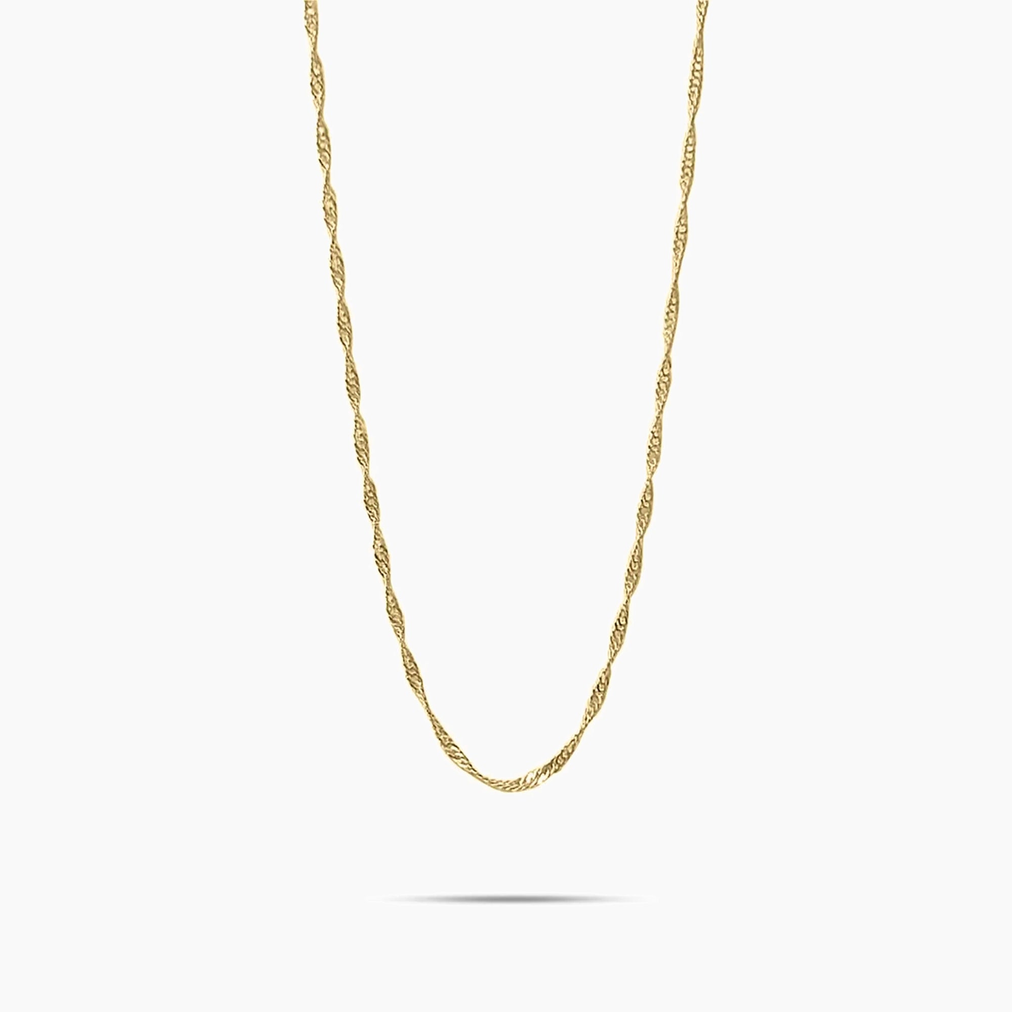 שרשרת מילה ציפוי זהב