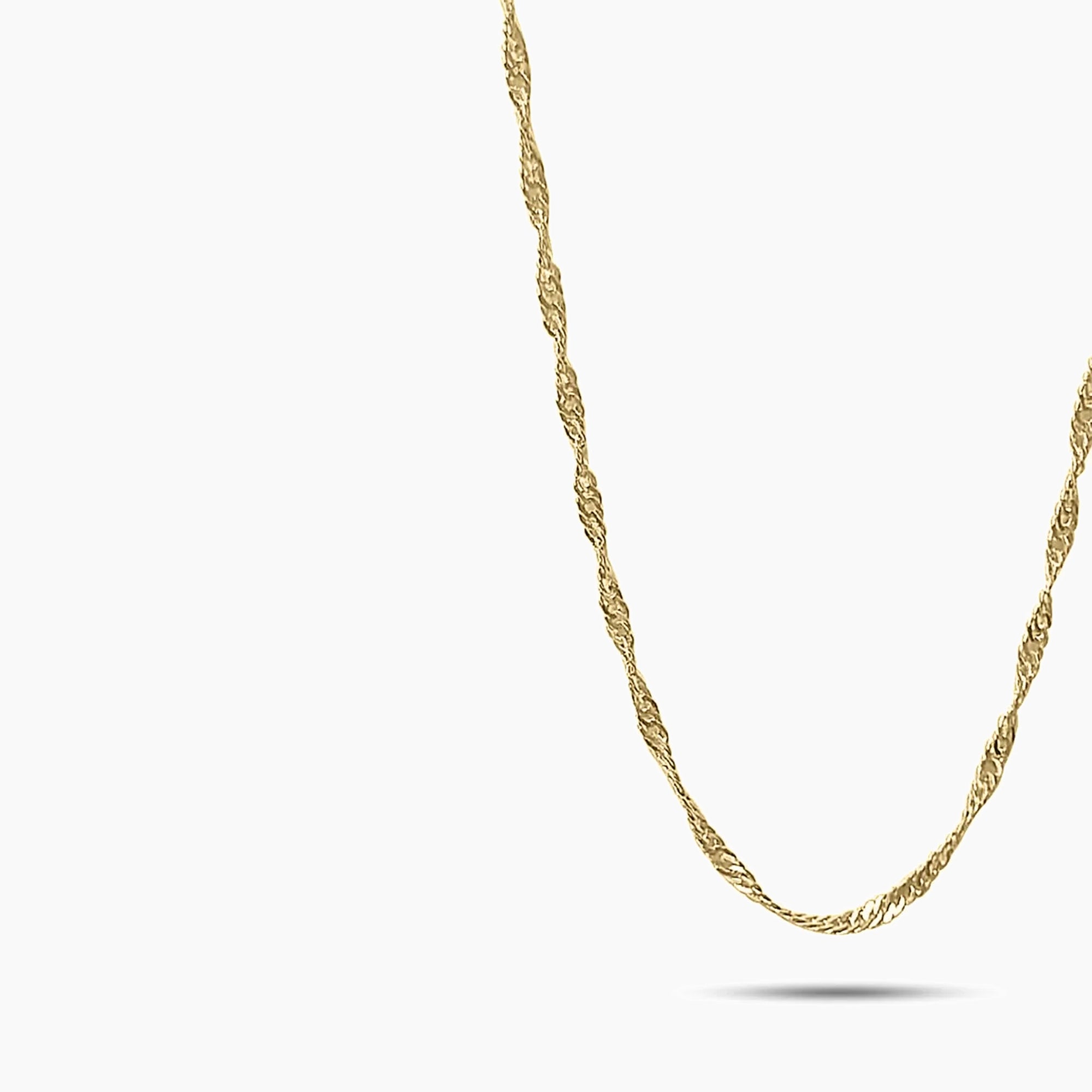 שרשרת מילה ציפוי זהב