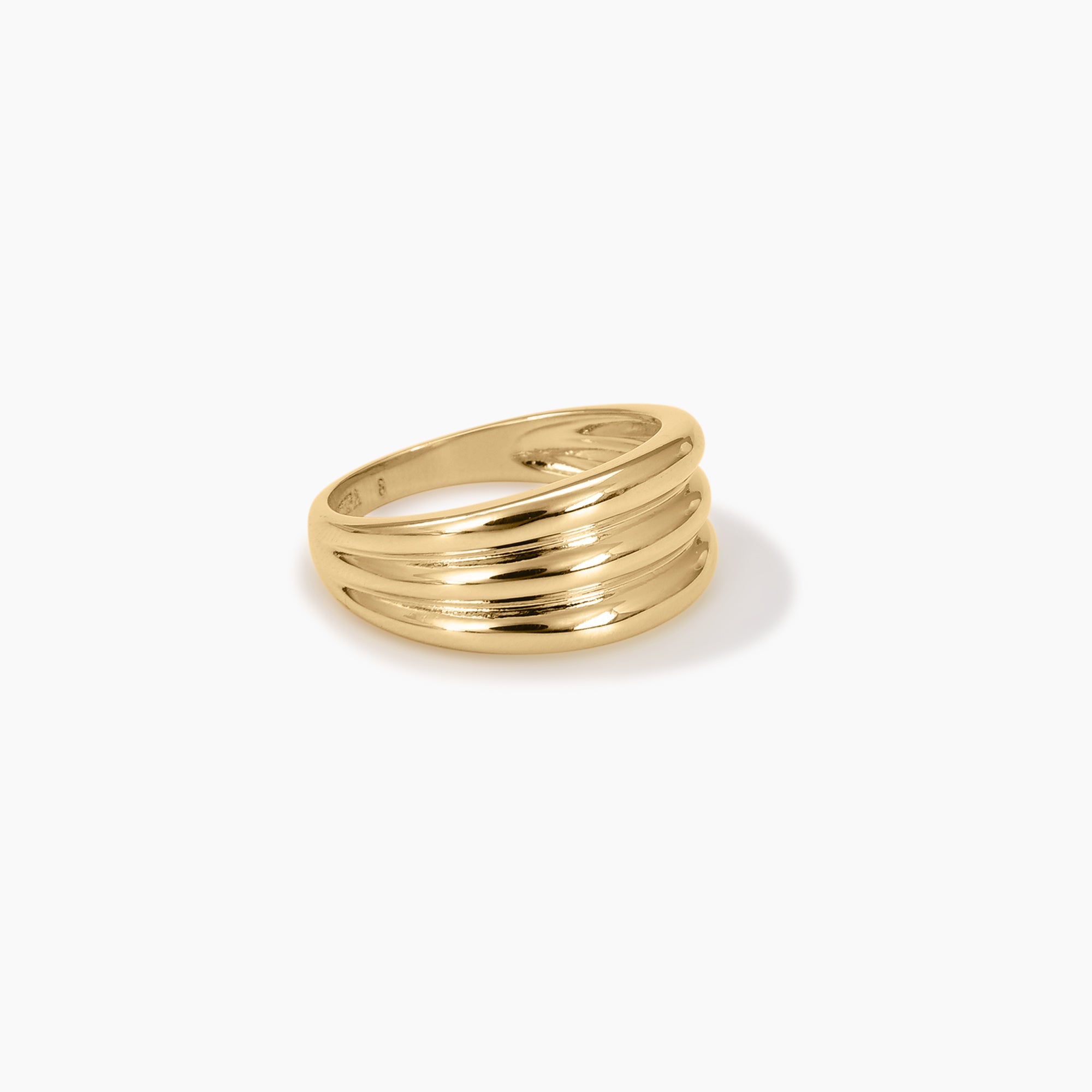 טבעת ליר ציפוי זהב