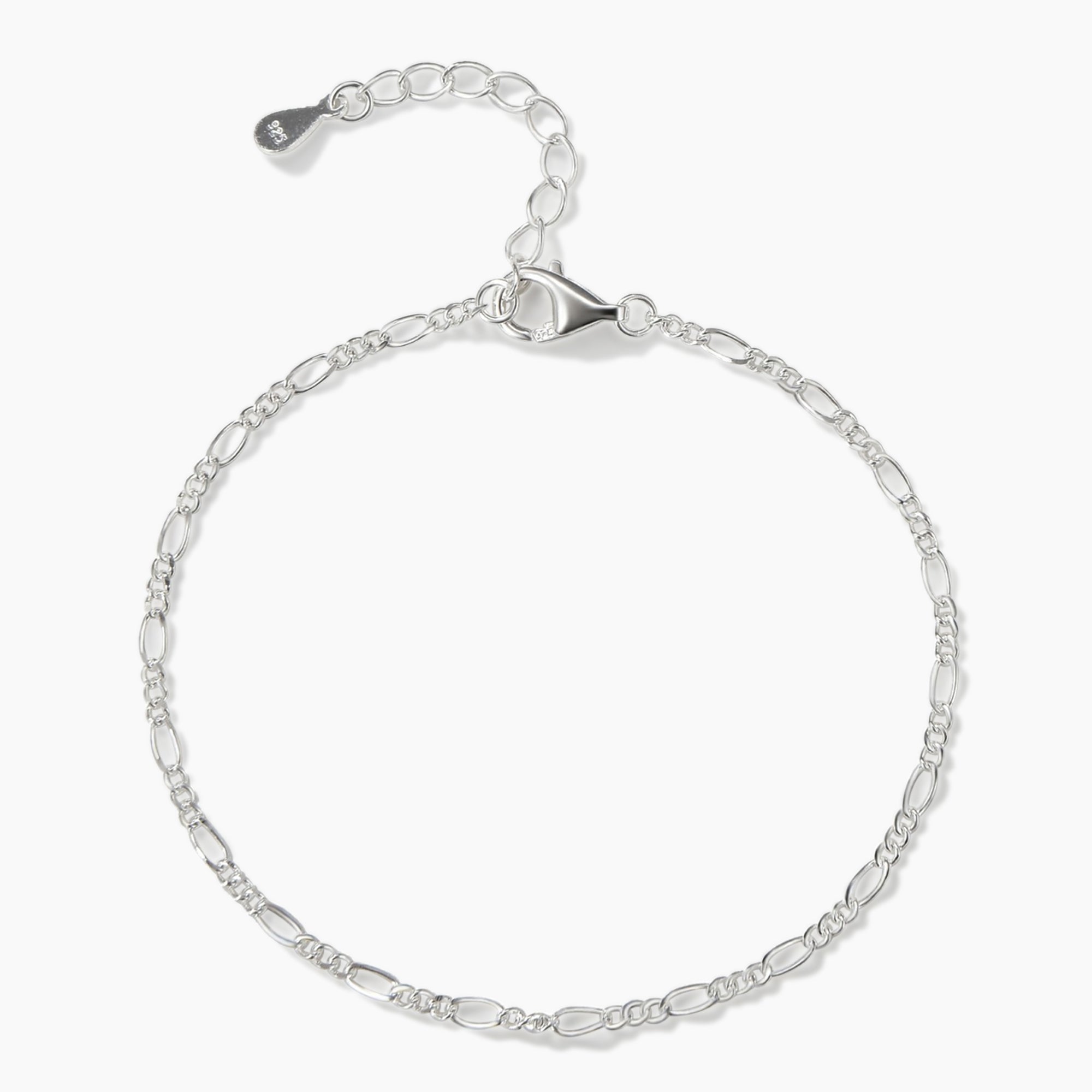 צמיד סוף דקיק הכסף 925