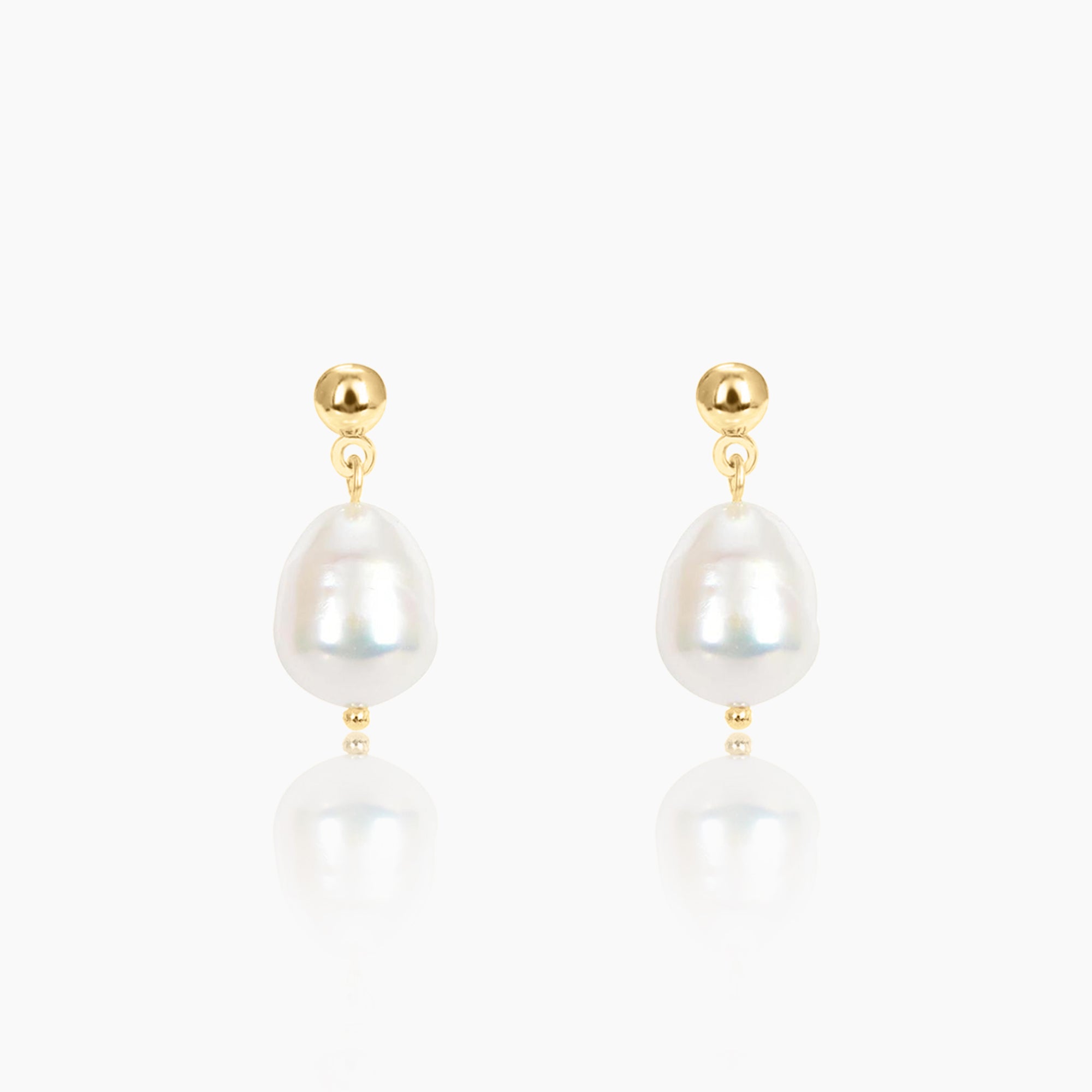 עגילי אלכסה ציפוי זהב