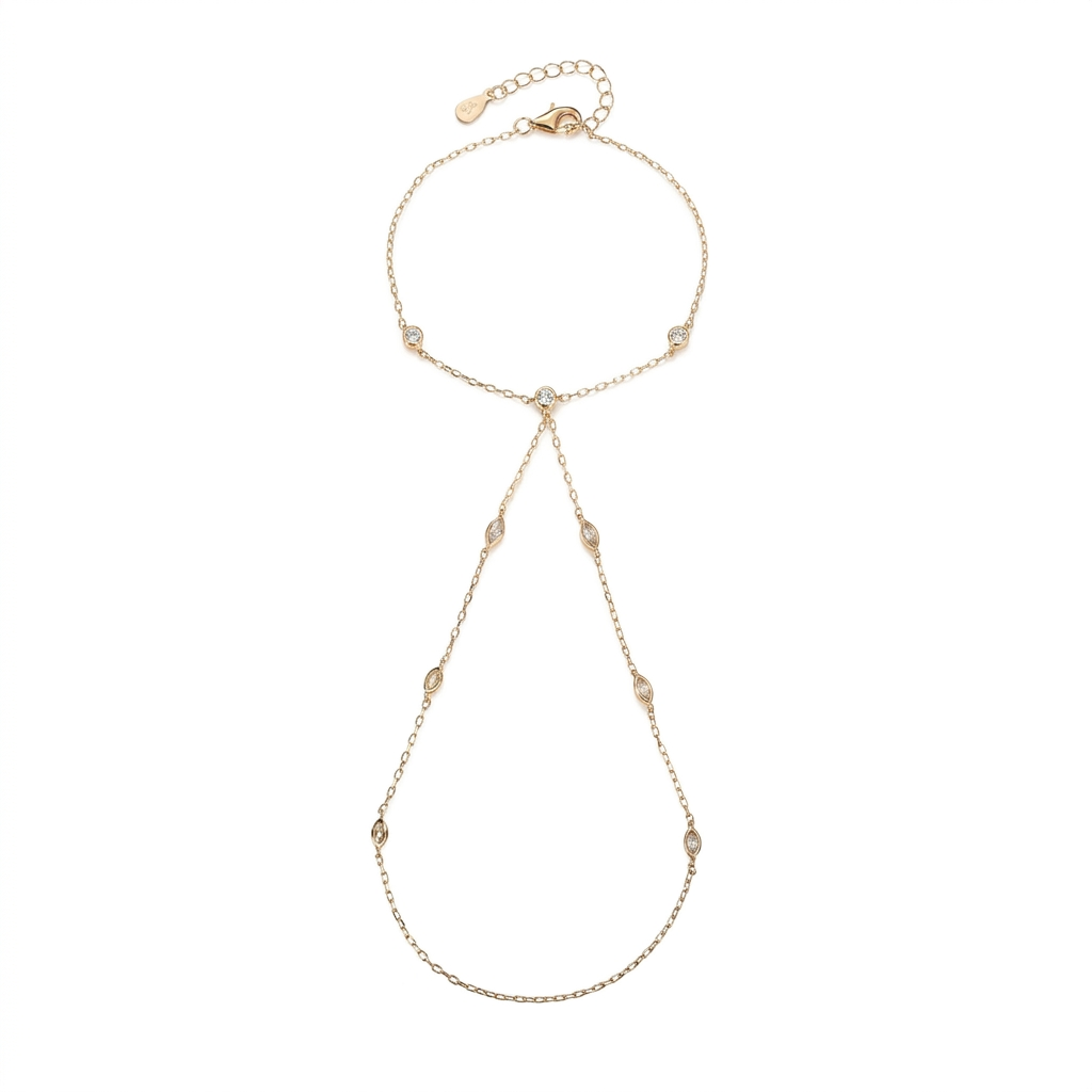 צמיד אלורה ציפוי זהב