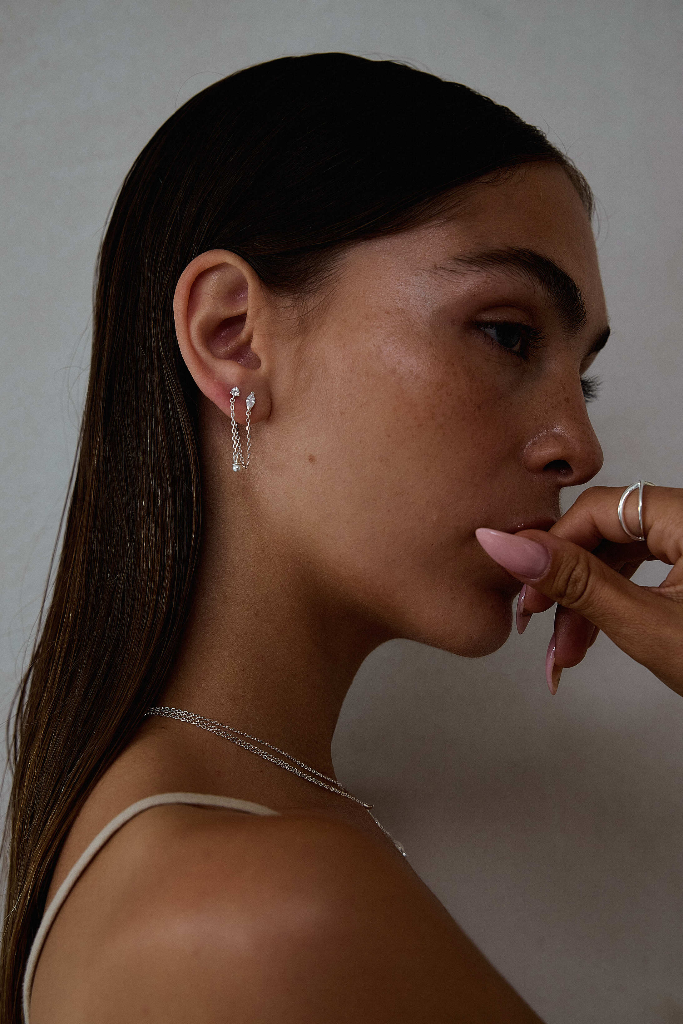 עגילי ליבייה כסף 925