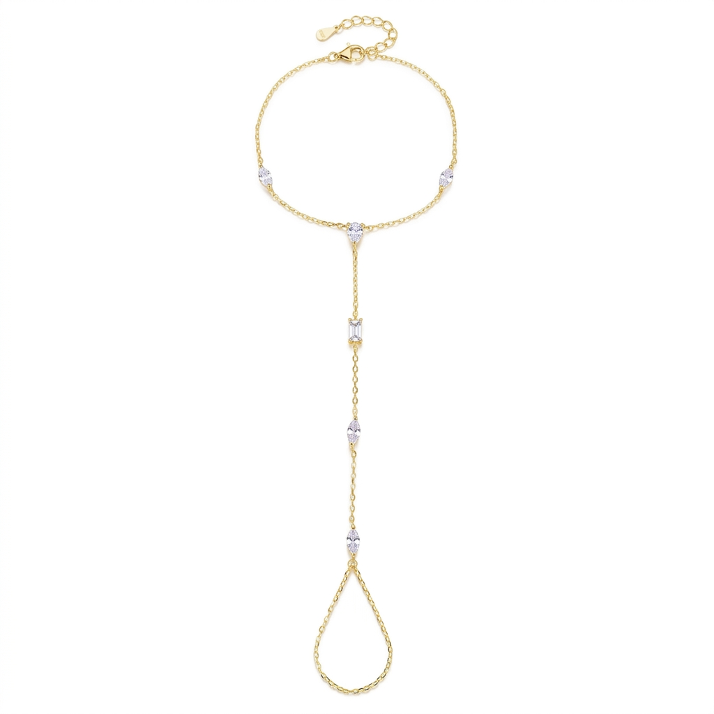 צמיד סוליין ציפוי זהב