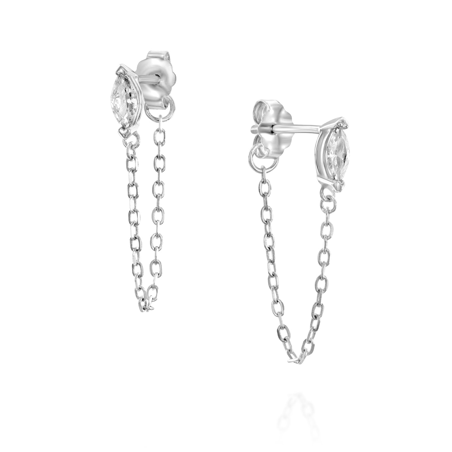 עגילי ליבייה כסף 925