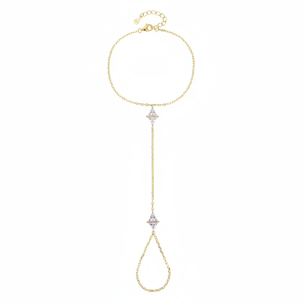 צמיד ואלרי ציפוי זהב