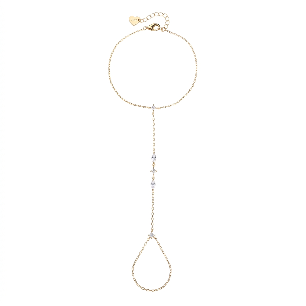 צמיד אליס ציפוי זהב