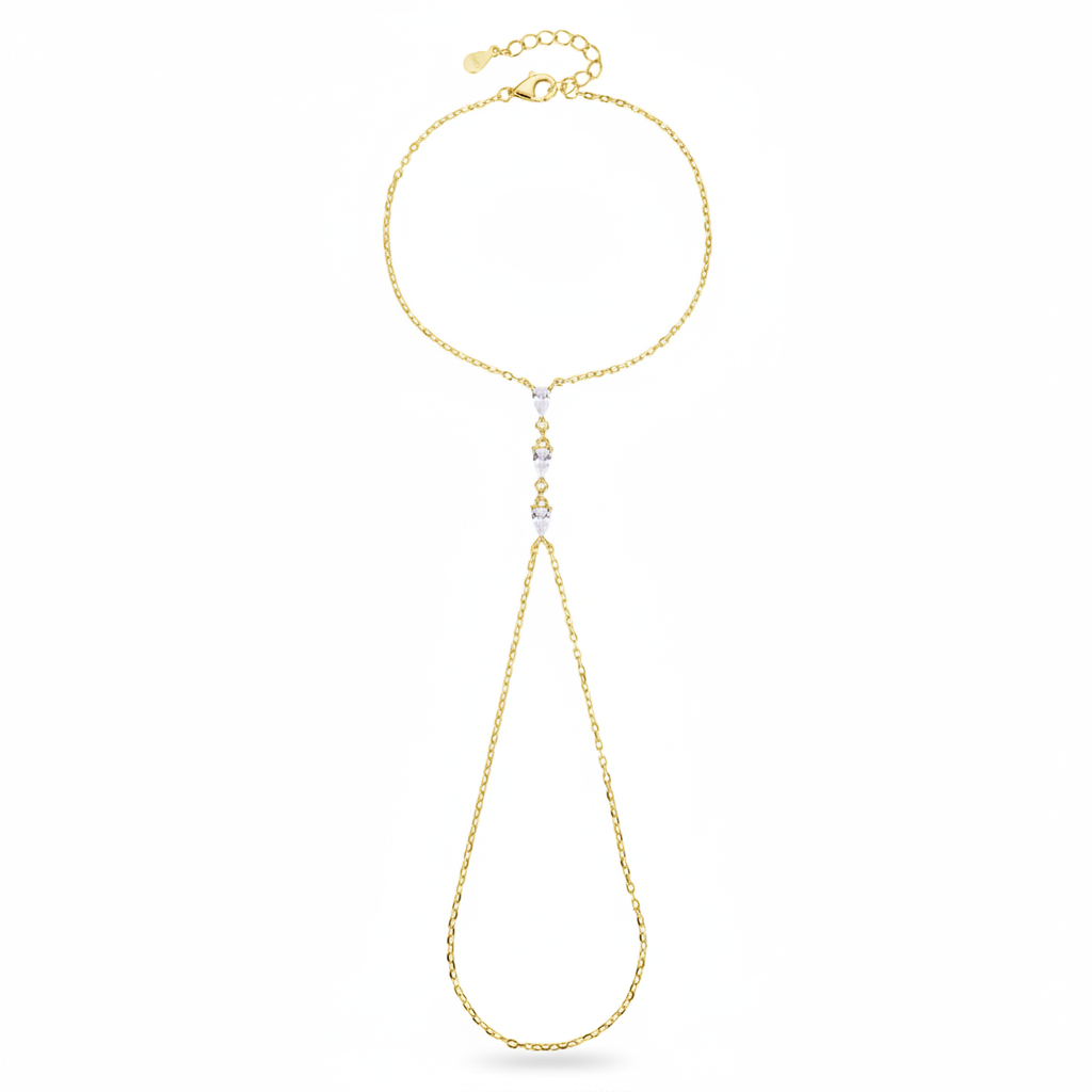 צמיד אמיליה ציפוי זהב