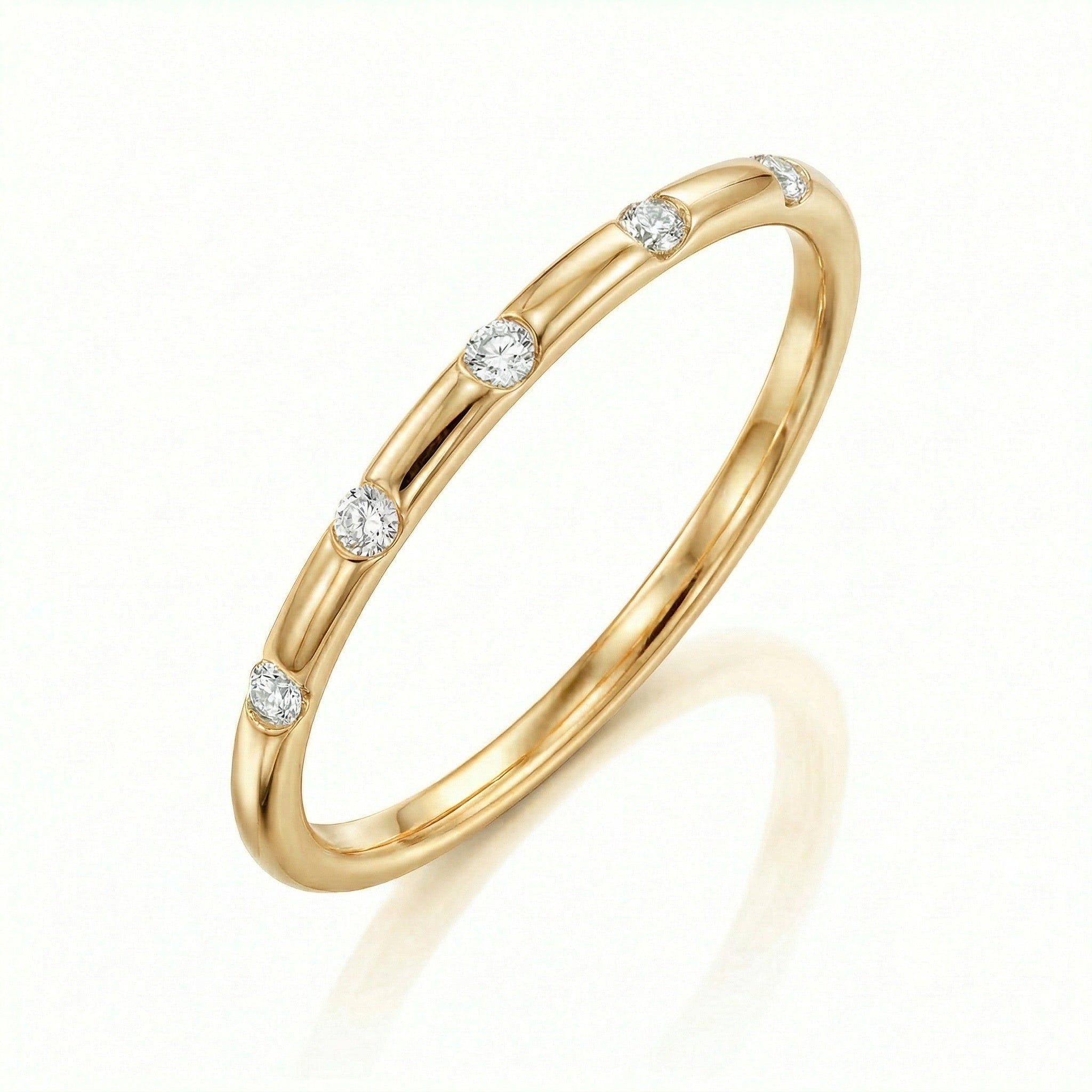 טבעת סלין ציפוי זהב